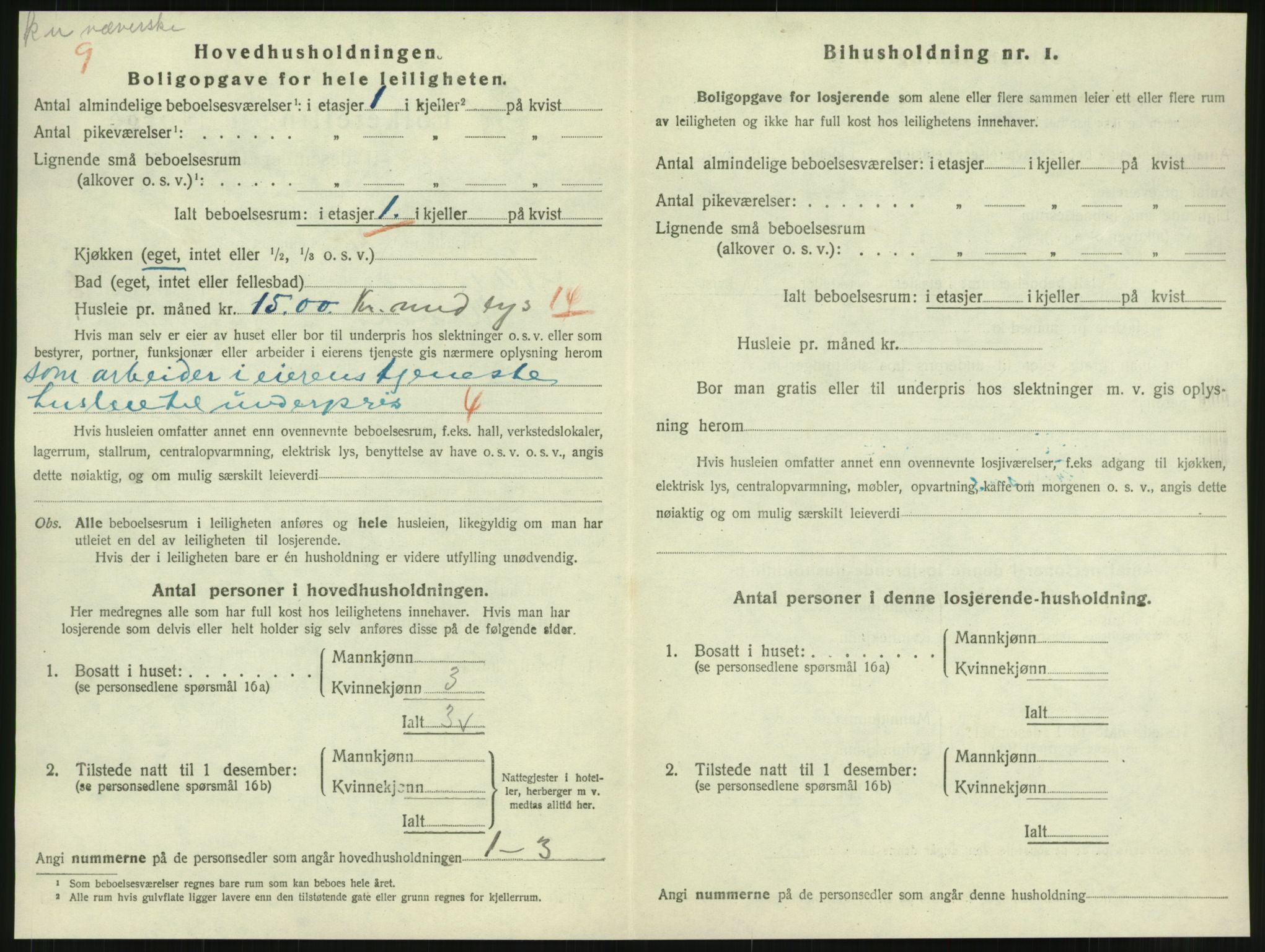 SAT, 1920 census for Namsos, 1920, p. 1878