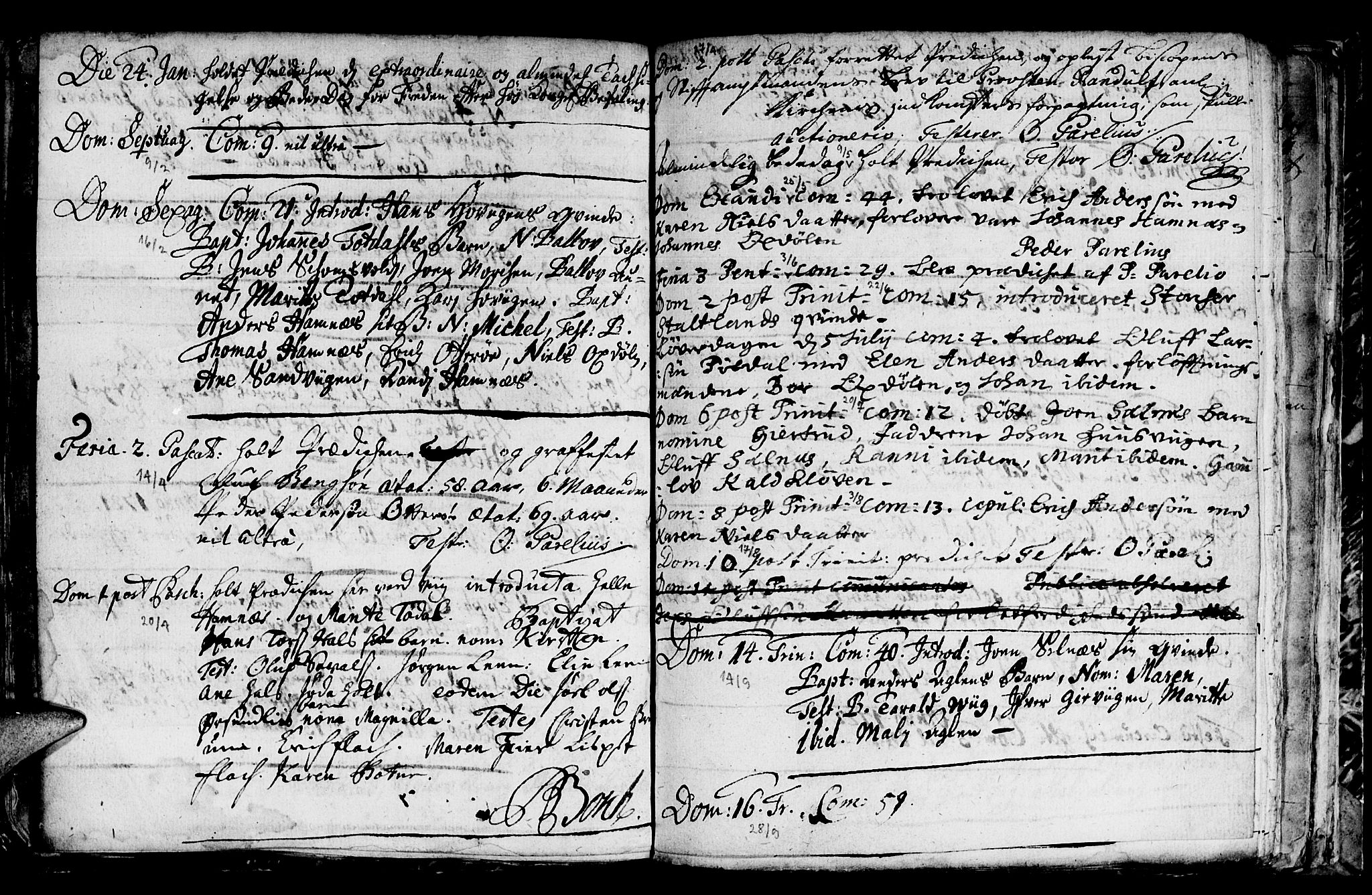 Ministerialprotokoller, klokkerbøker og fødselsregistre - Nord-Trøndelag, AV/SAT-A-1458/774/L0627: Parish register (official) no. 774A01, 1693-1738