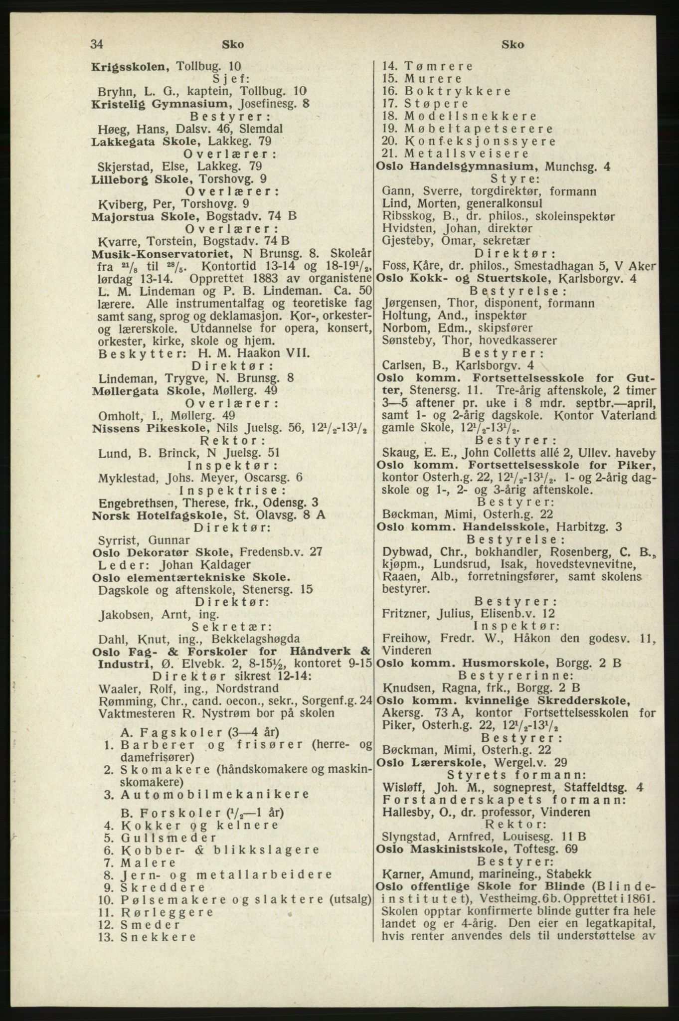 Kristiania/Oslo adressebok, PUBL/-, 1940, p. 50