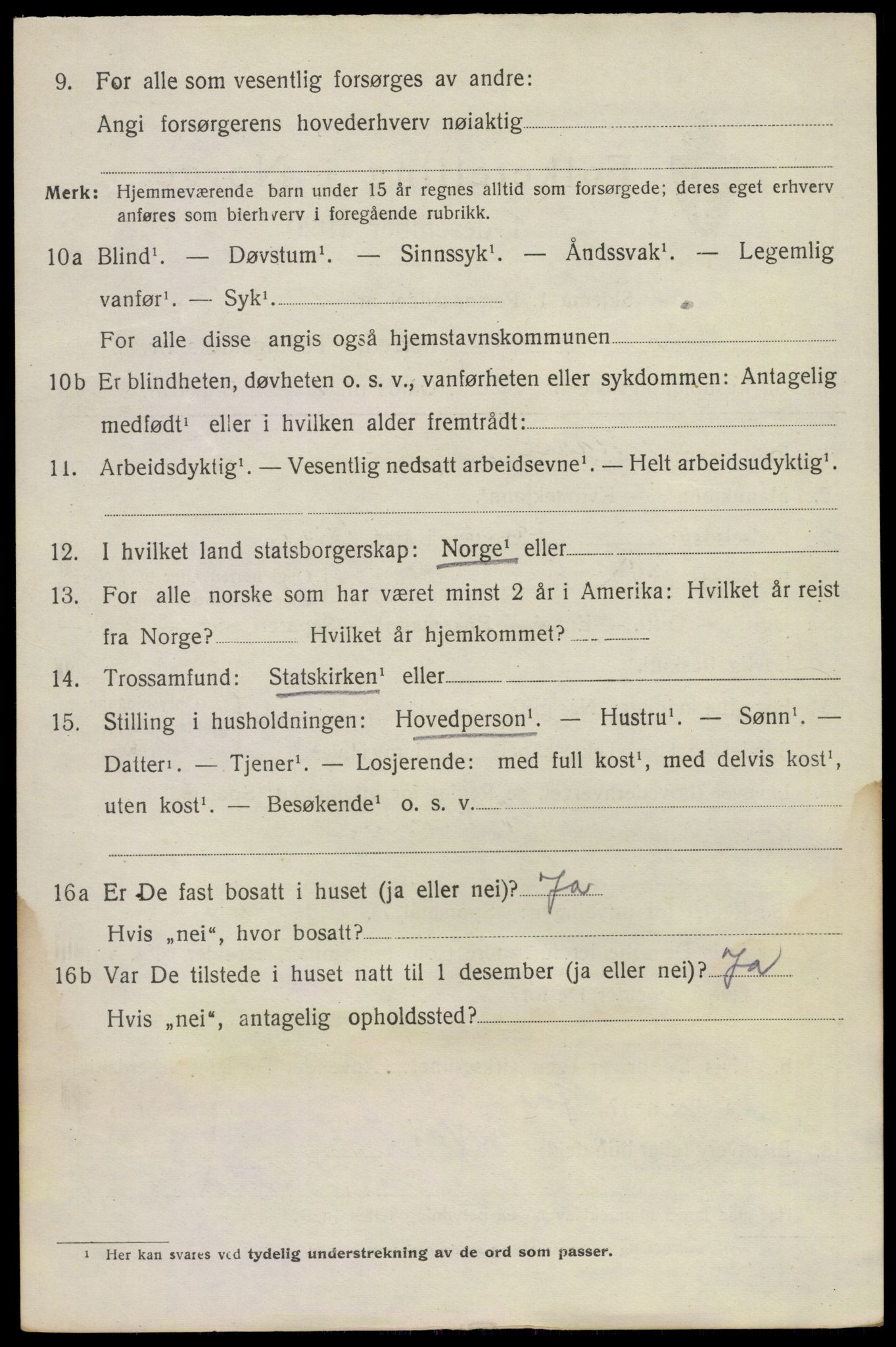 SAKO, 1920 census for Brunlanes, 1920, p. 7128
