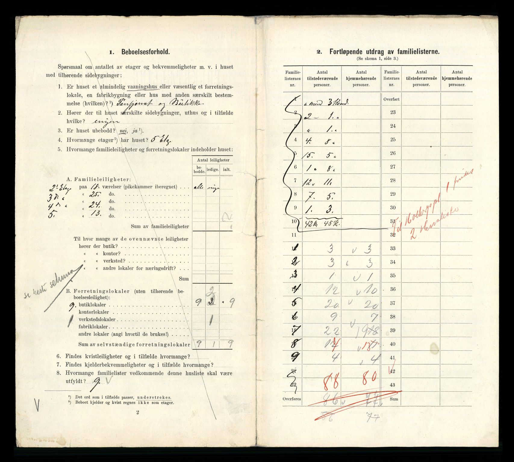 RA, 1910 census for Kristiania, 1910, p. 39703