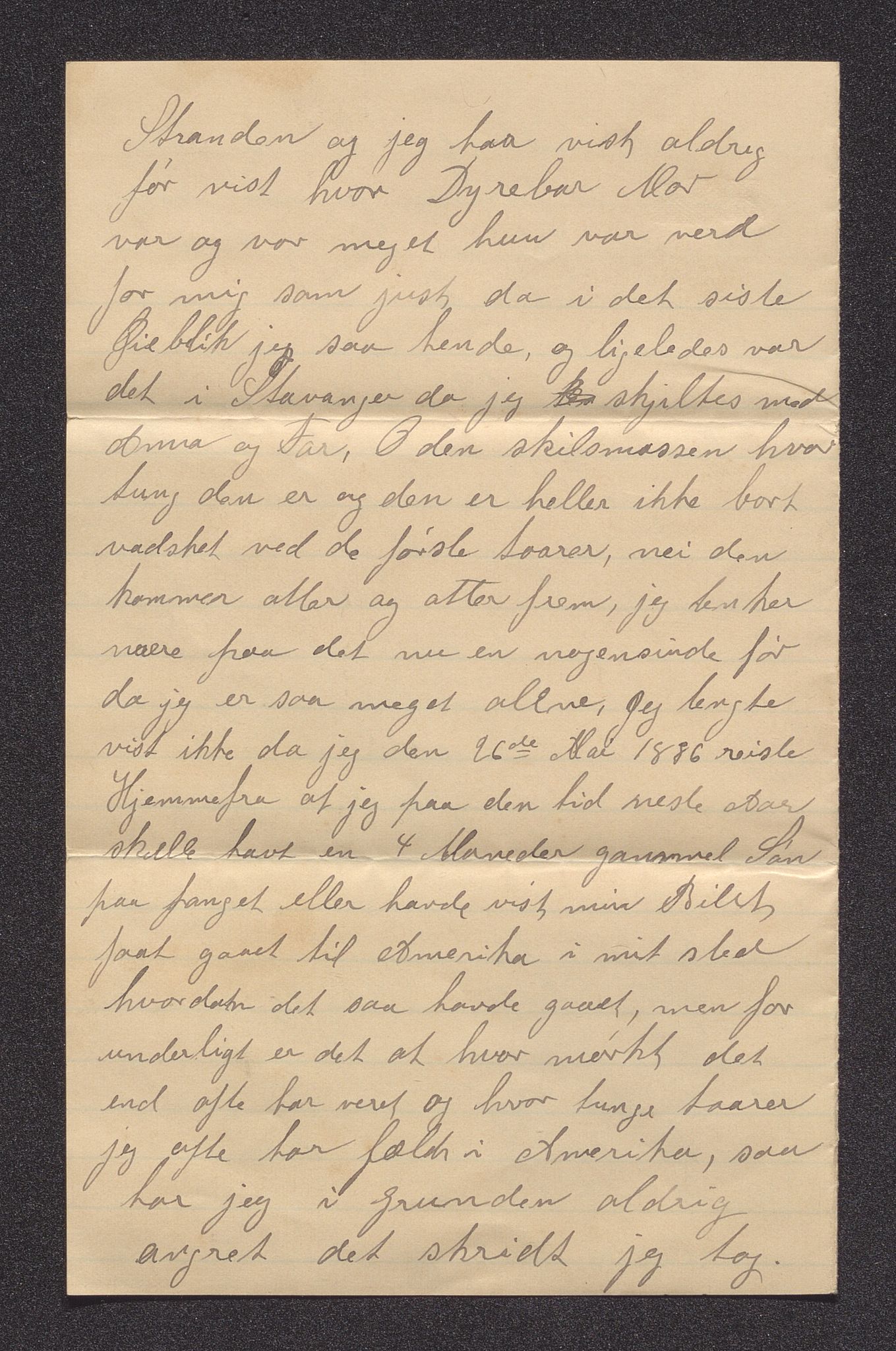 Pa 0273 - Amerikabrev fra Bjøravågen, AV/SAST-A-100411/Y/Ya/L0001: Brev, 1871-1930, p. 22