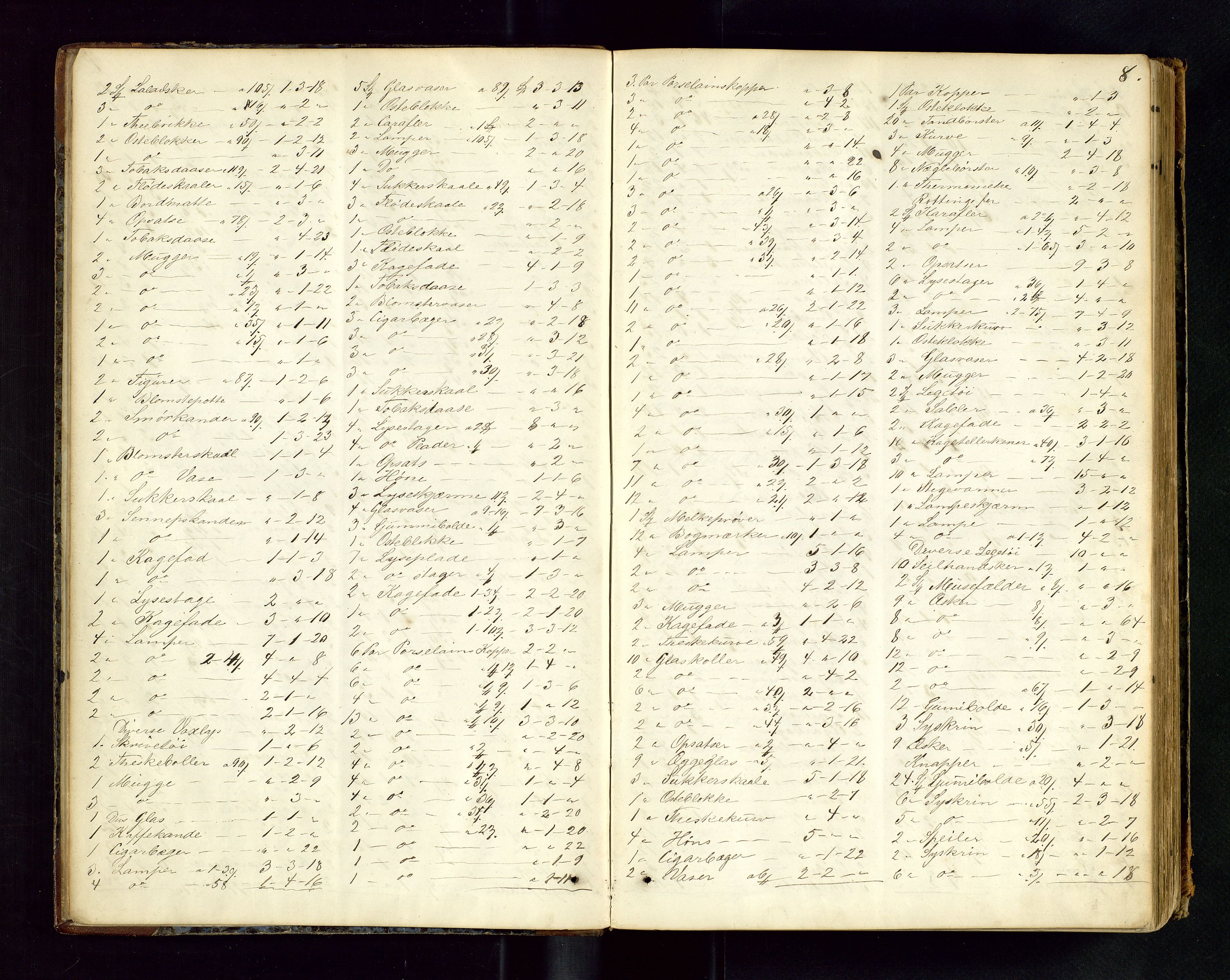 Stavanger byfogd, AV/SAST-A-101408/001/5/50/503BA/L0003: Registreringsprotokoll, 1864-1882, p. 8