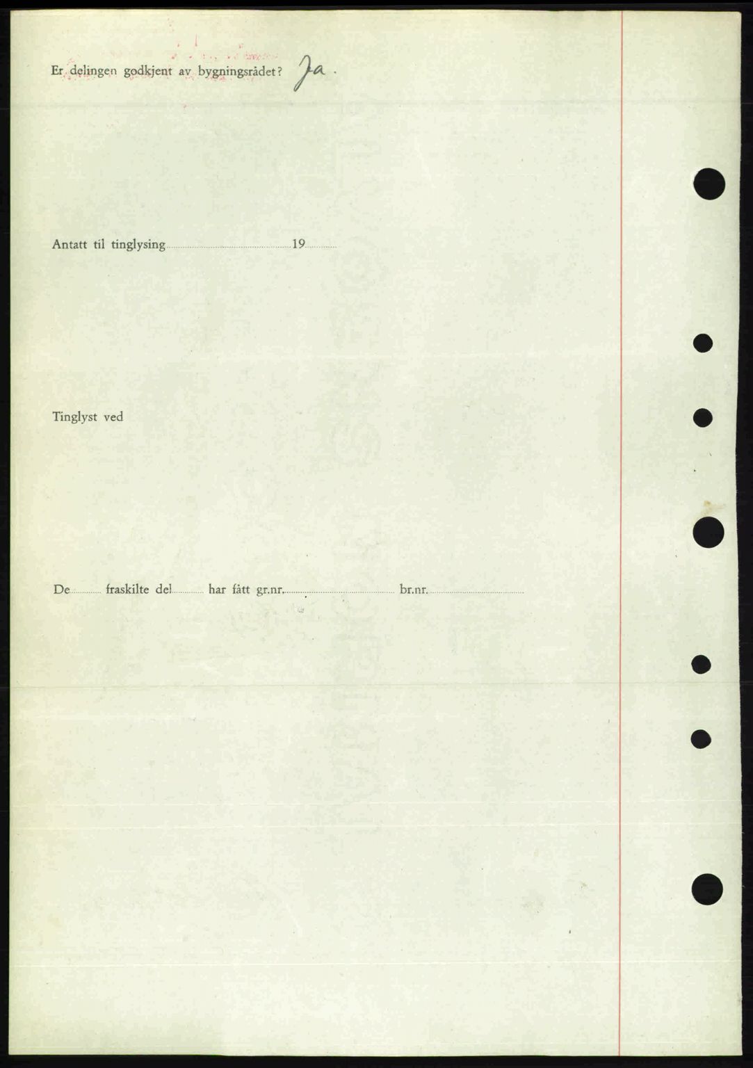 Nordre Sunnmøre sorenskriveri, AV/SAT-A-0006/1/2/2C/2Ca: Mortgage book no. A32, 1949-1949, Diary no: : 2207/1949