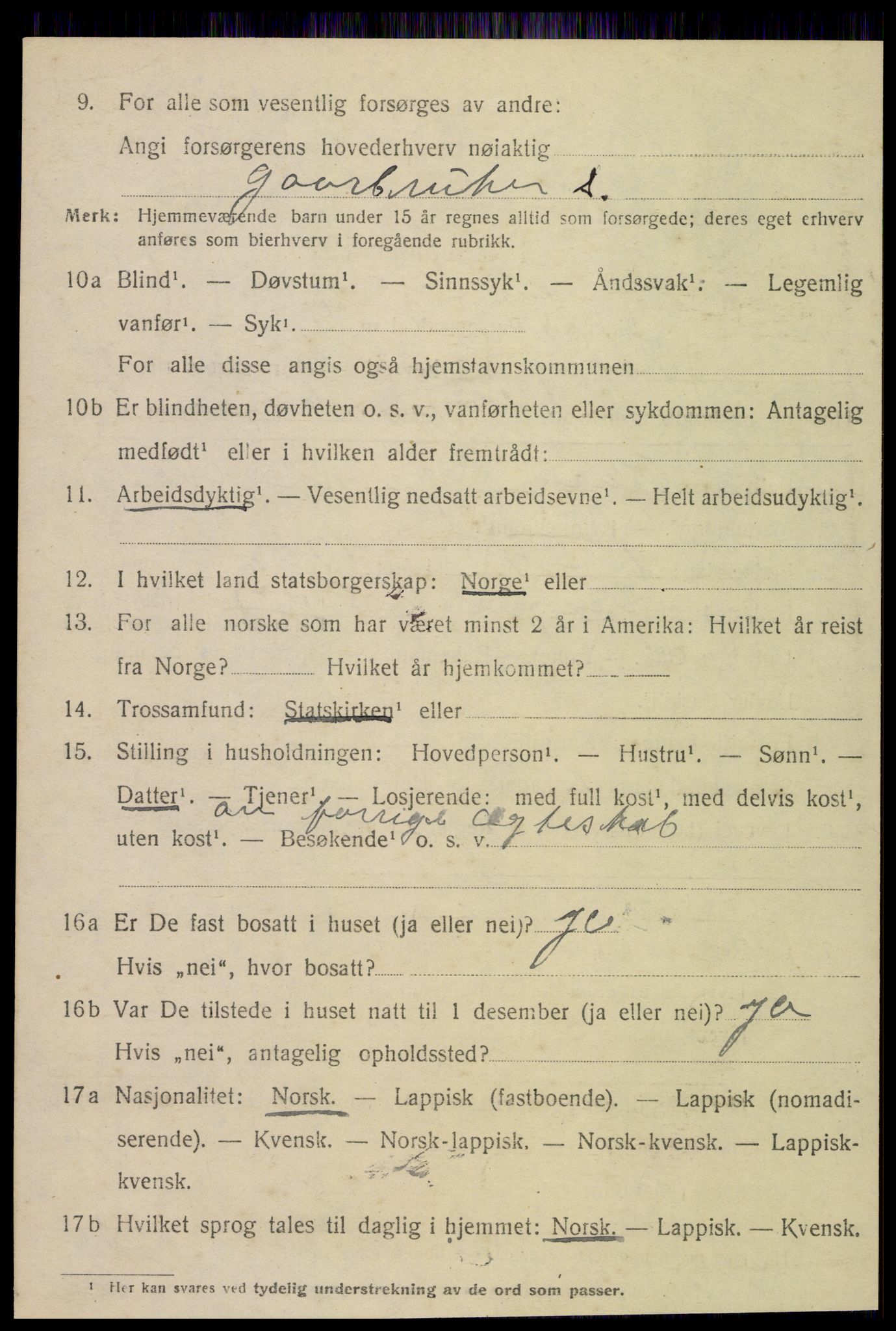 SAT, 1920 census for Rødøy, 1920, p. 5071