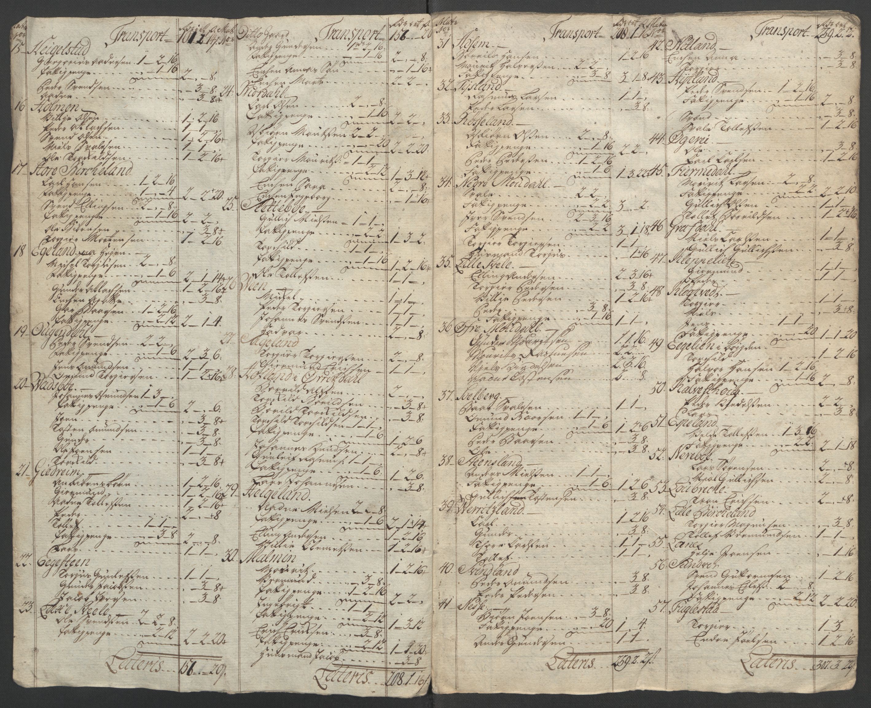 Rentekammeret inntil 1814, Reviderte regnskaper, Fogderegnskap, AV/RA-EA-4092/R46/L2835: Ekstraskatten Jæren og Dalane, 1762-1764, p. 405