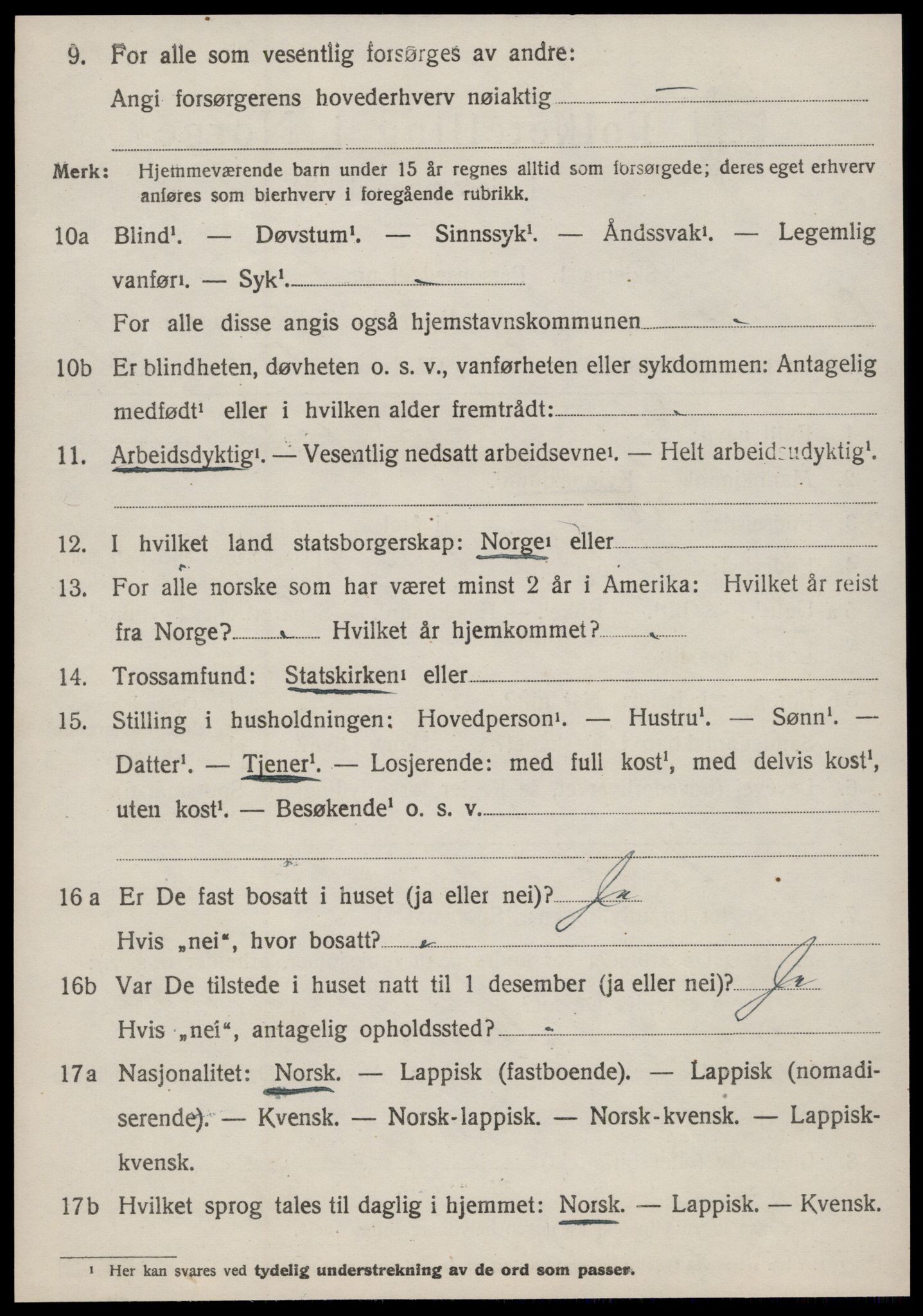 SAT, 1920 census for Oppdal, 1920, p. 8146