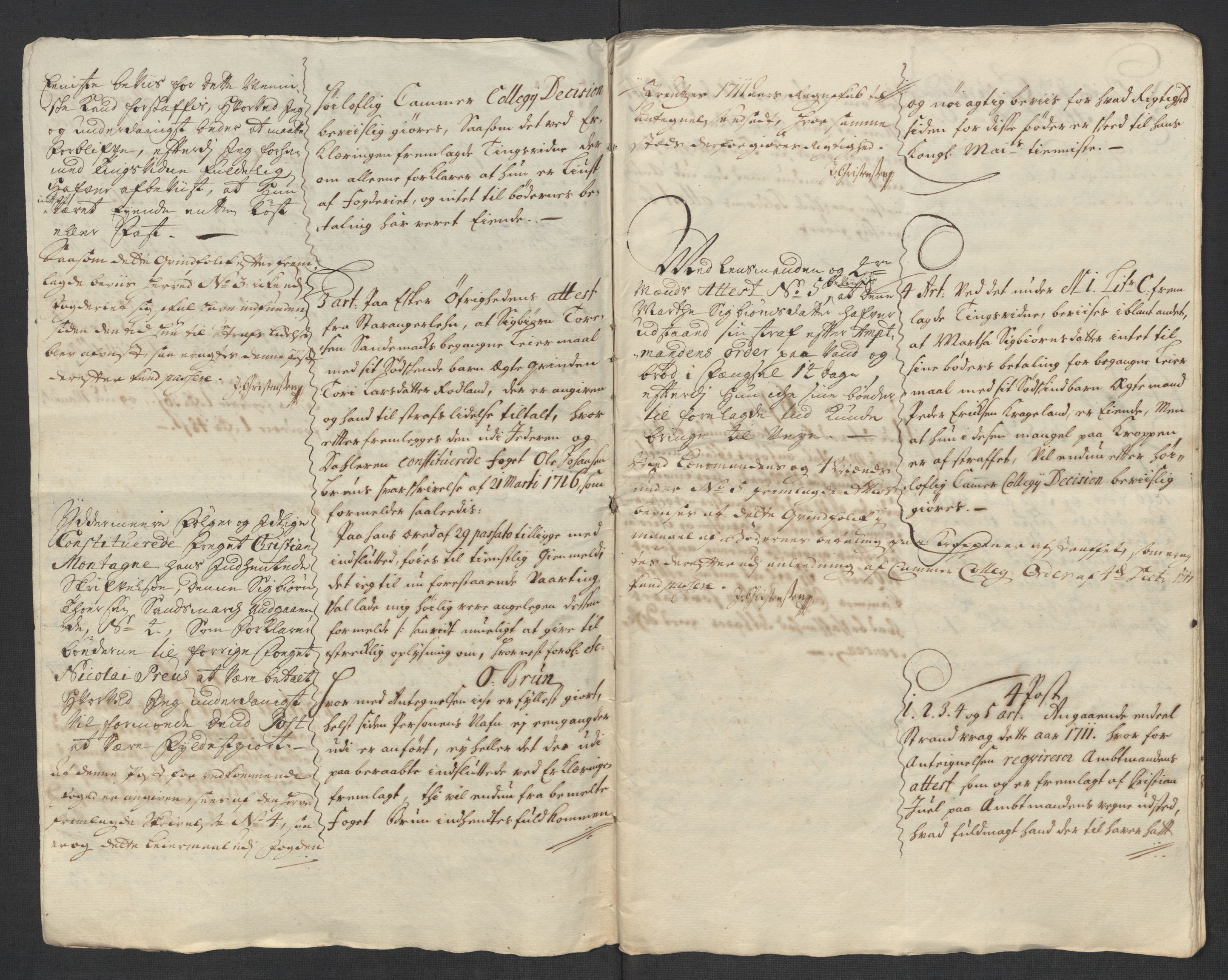 Rentekammeret inntil 1814, Reviderte regnskaper, Fogderegnskap, RA/EA-4092/R43/L2557: Fogderegnskap Lista og Mandal, 1711-1713, p. 318