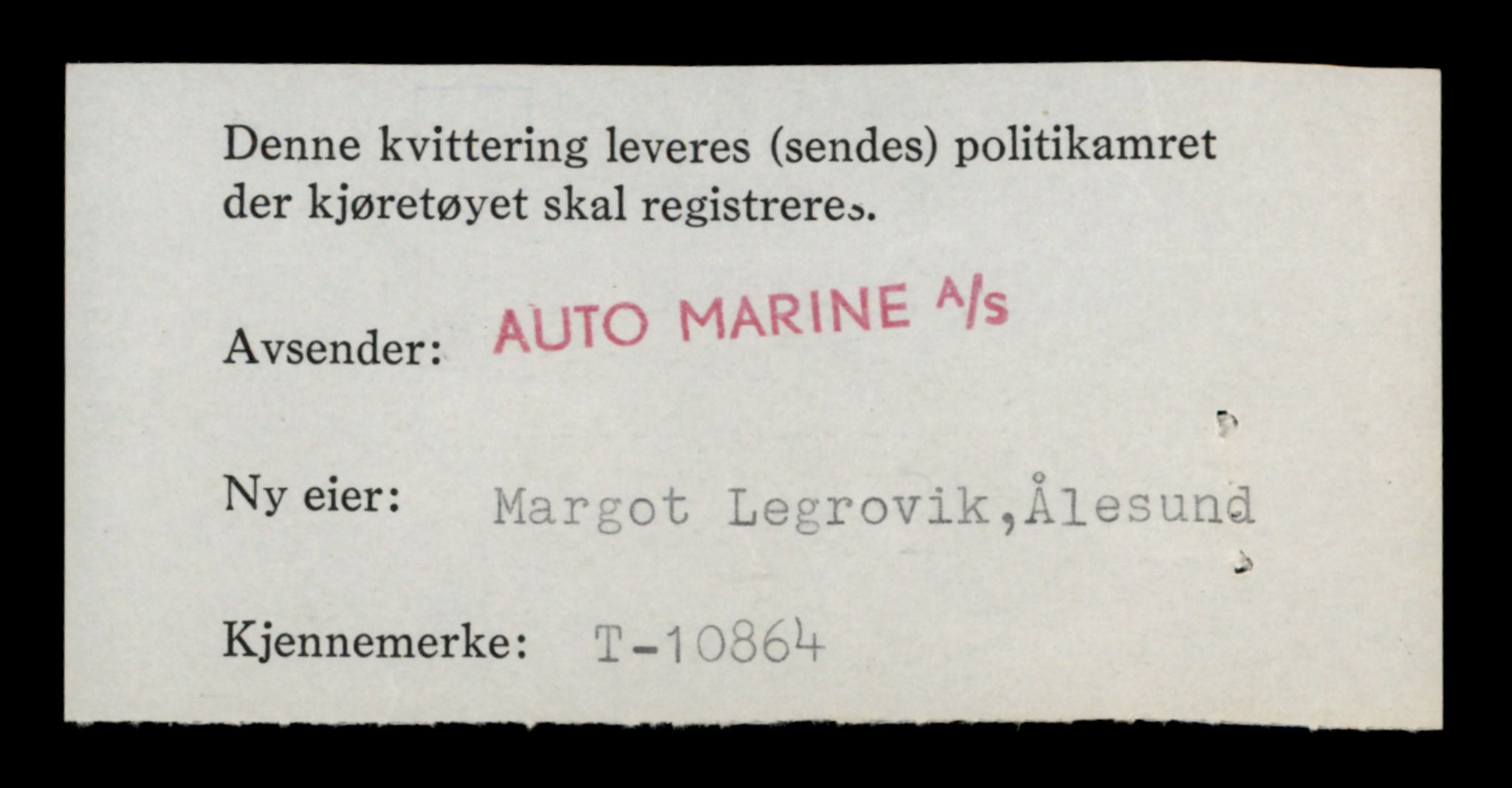 Møre og Romsdal vegkontor - Ålesund trafikkstasjon, SAT/A-4099/F/Fe/L0024: Registreringskort for kjøretøy T 10810 - T 10930, 1927-1998, p. 1474