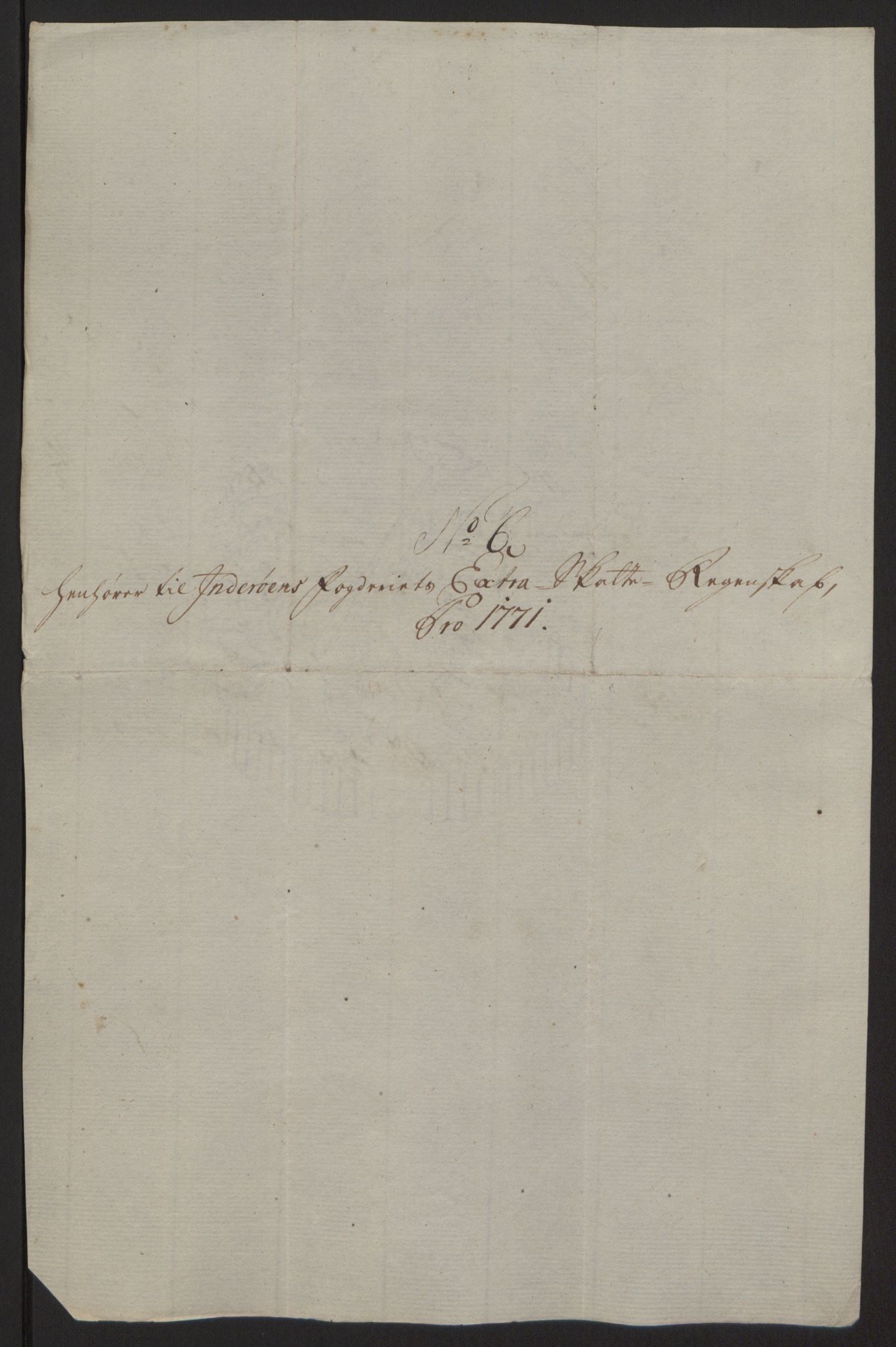 Rentekammeret inntil 1814, Reviderte regnskaper, Fogderegnskap, RA/EA-4092/R63/L4420: Ekstraskatten Inderøy, 1762-1772, p. 435