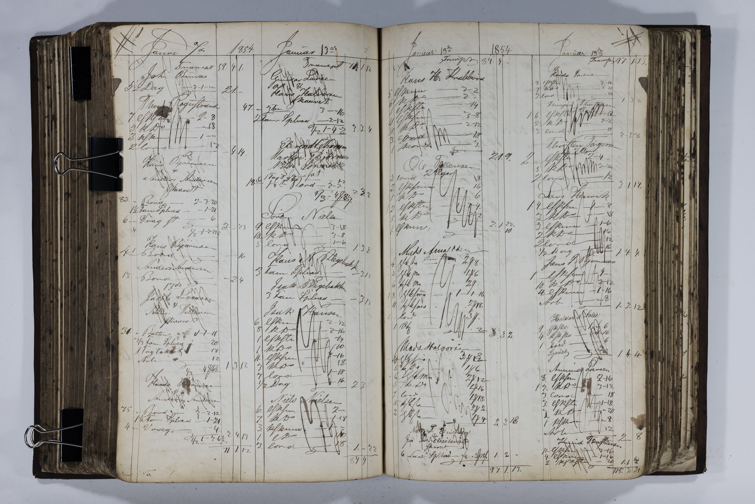Blehr/ Kjellestad, TEMU/TGM-A-1212/R/Ra/L0005: Hugste bog, 1850-1855, p. 448