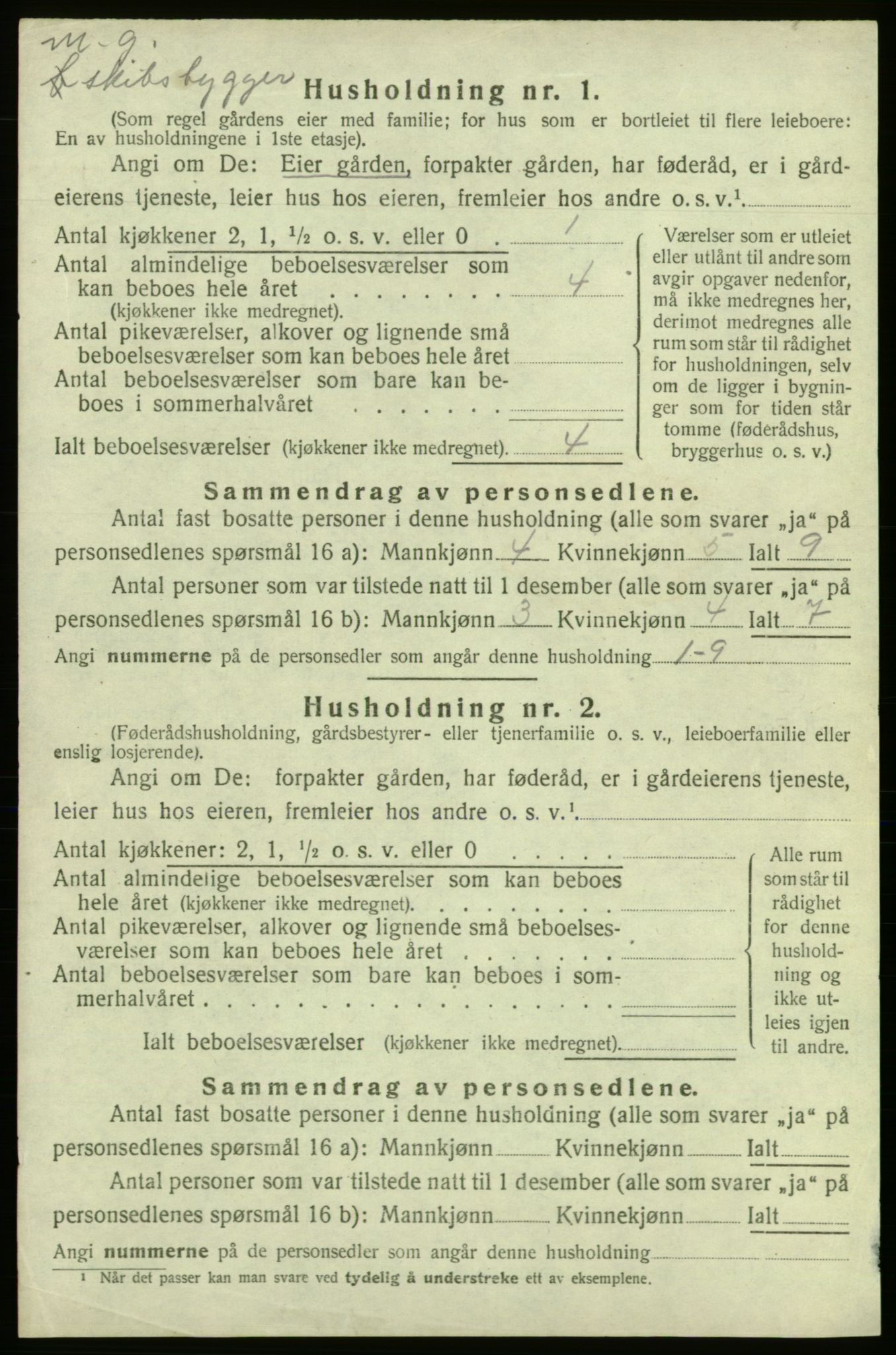 SAB, 1920 census for Kvinnherad, 1920, p. 3291