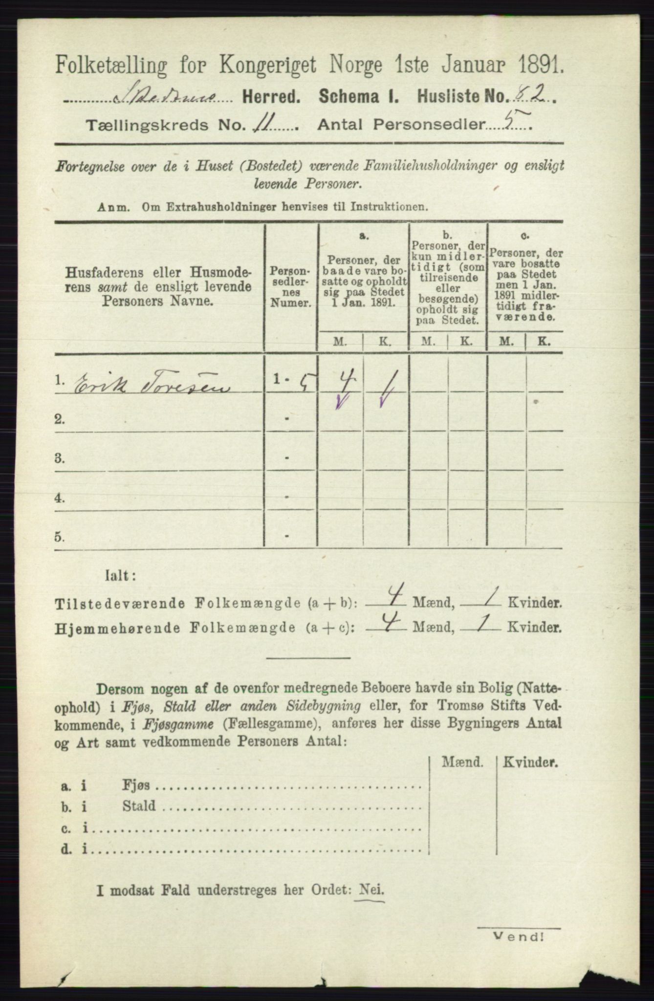 RA, 1891 census for 0231 Skedsmo, 1891, p. 6200