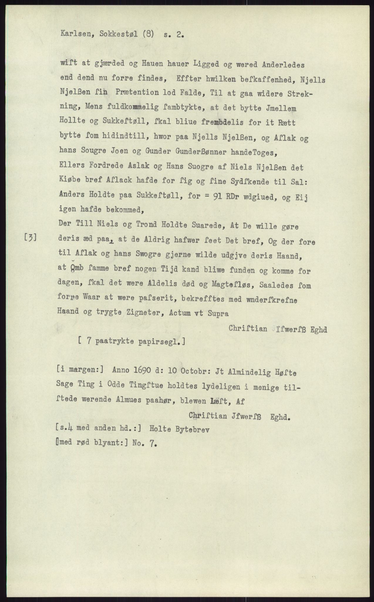 Samlinger til kildeutgivelse, Diplomavskriftsamlingen, RA/EA-4053/H/Ha, p. 2931