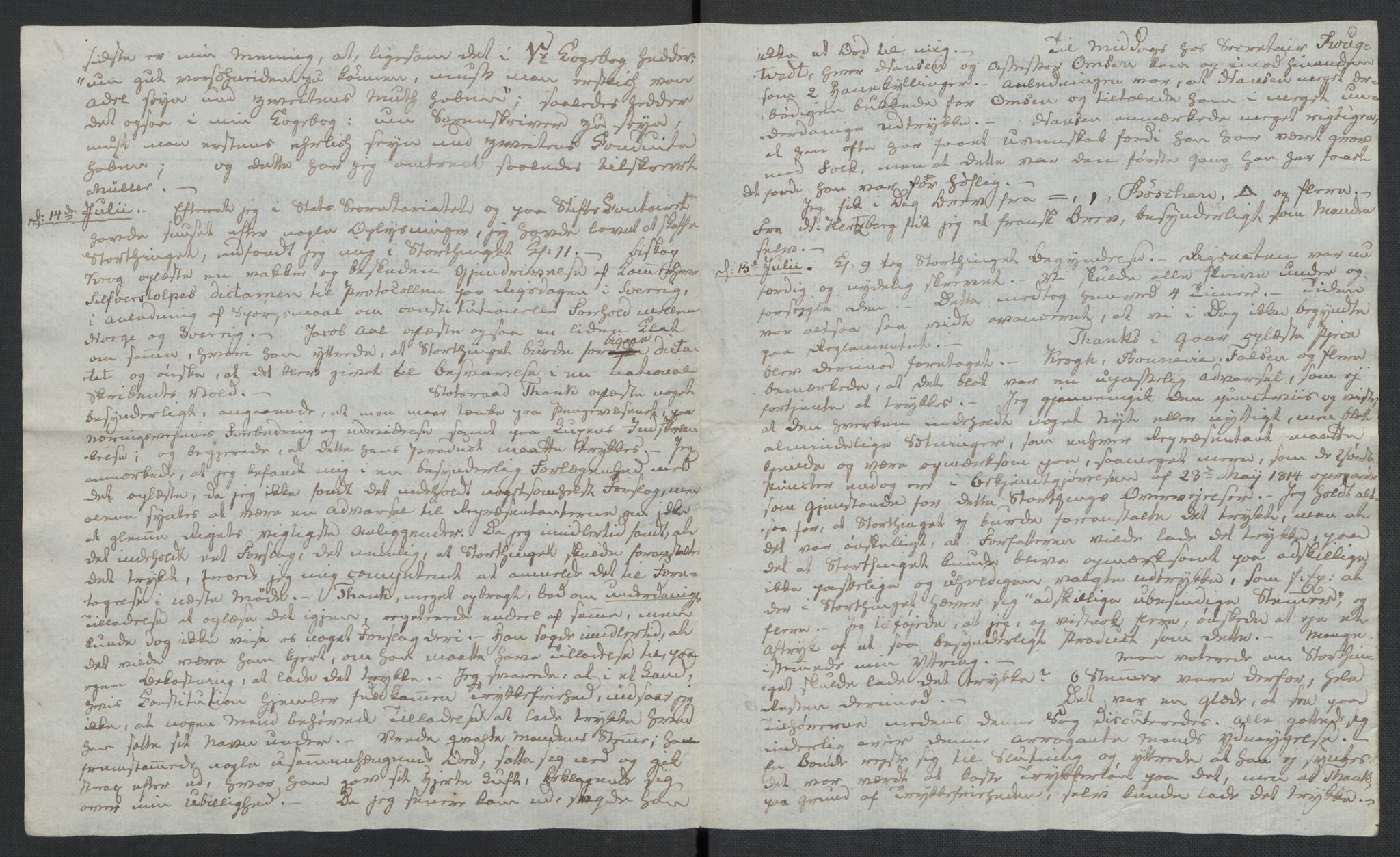 Christie, Wilhelm Frimann Koren, AV/RA-PA-0014/F/L0005: Christies dokumenter fra Stortinget, 1815-1816, p. 41