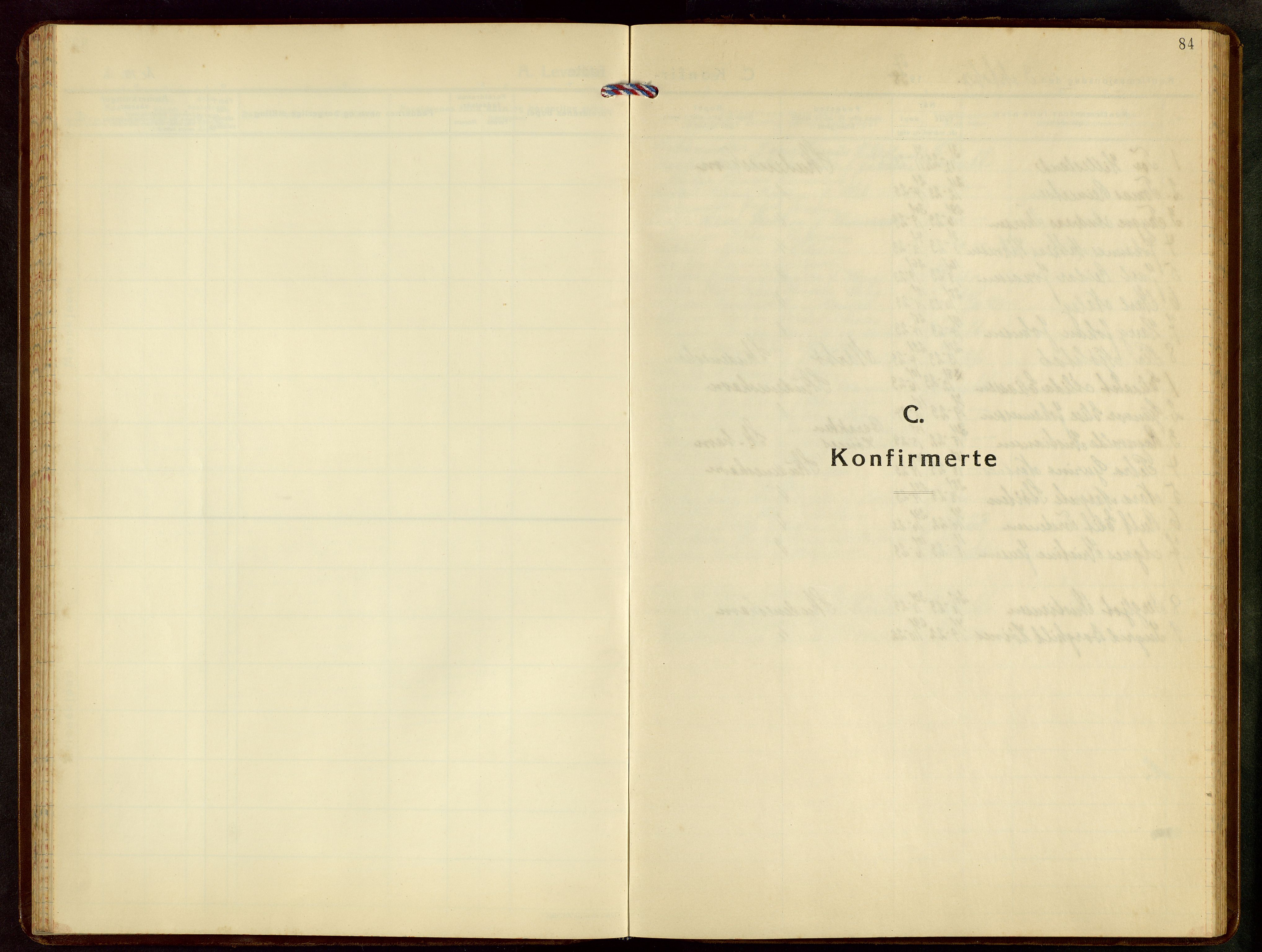 Skudenes sokneprestkontor, SAST/A -101849/H/Ha/Hab/L0014: Parish register (copy) no. B 14, 1937-1956, p. 84