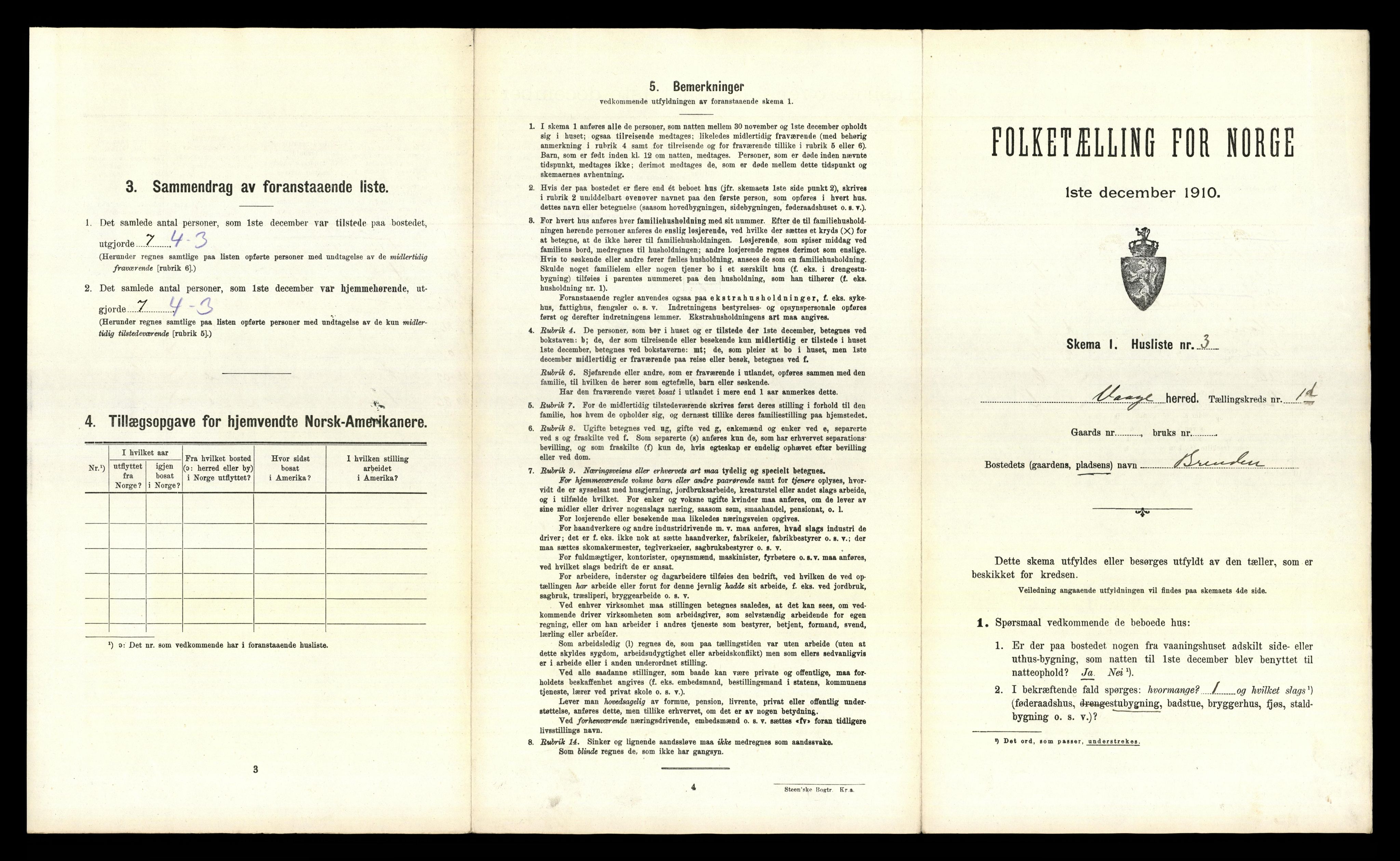 RA, 1910 census for Vågå, 1910, p. 639