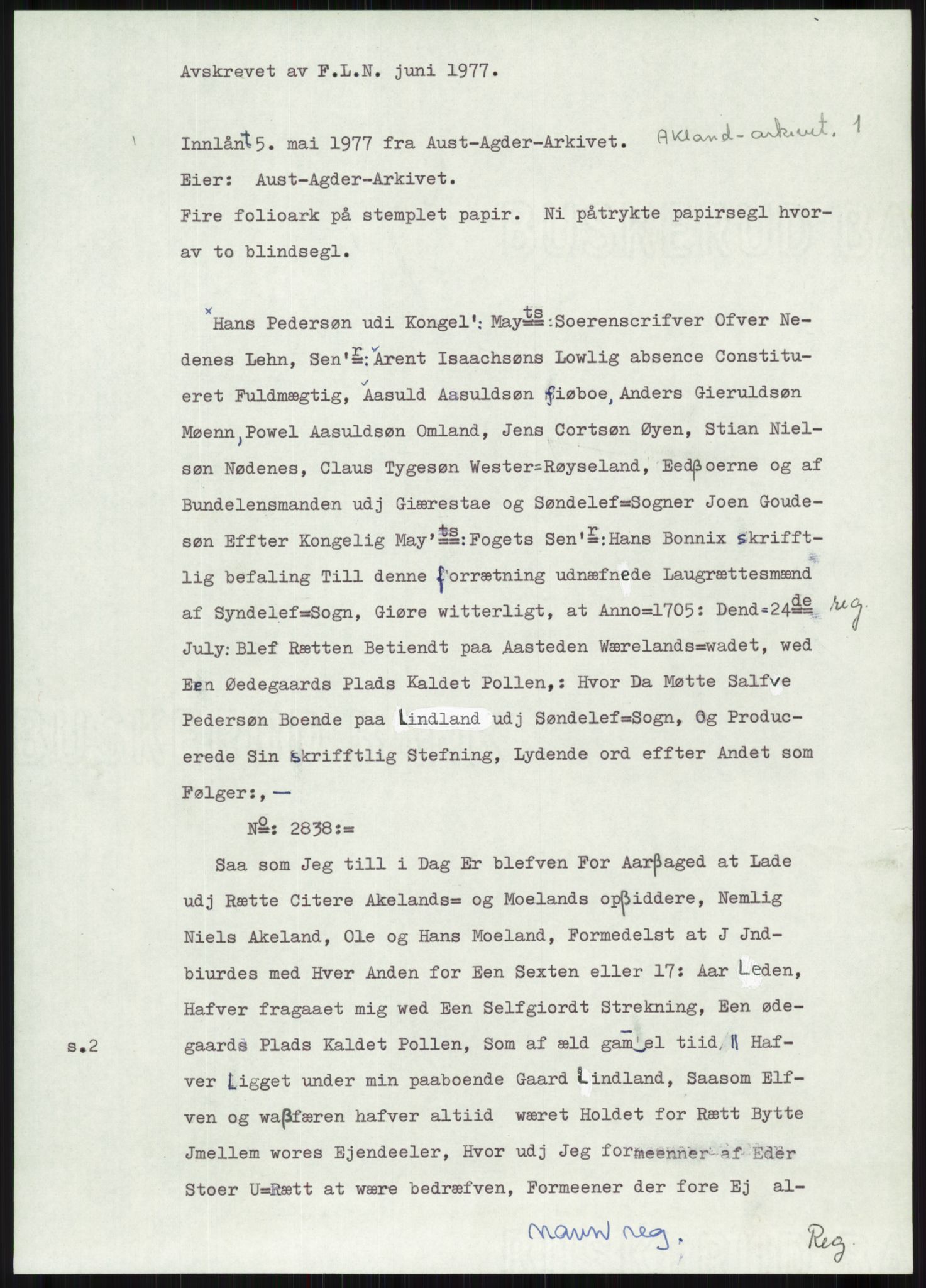 Samlinger til kildeutgivelse, Diplomavskriftsamlingen, AV/RA-EA-4053/H/Ha, p. 110