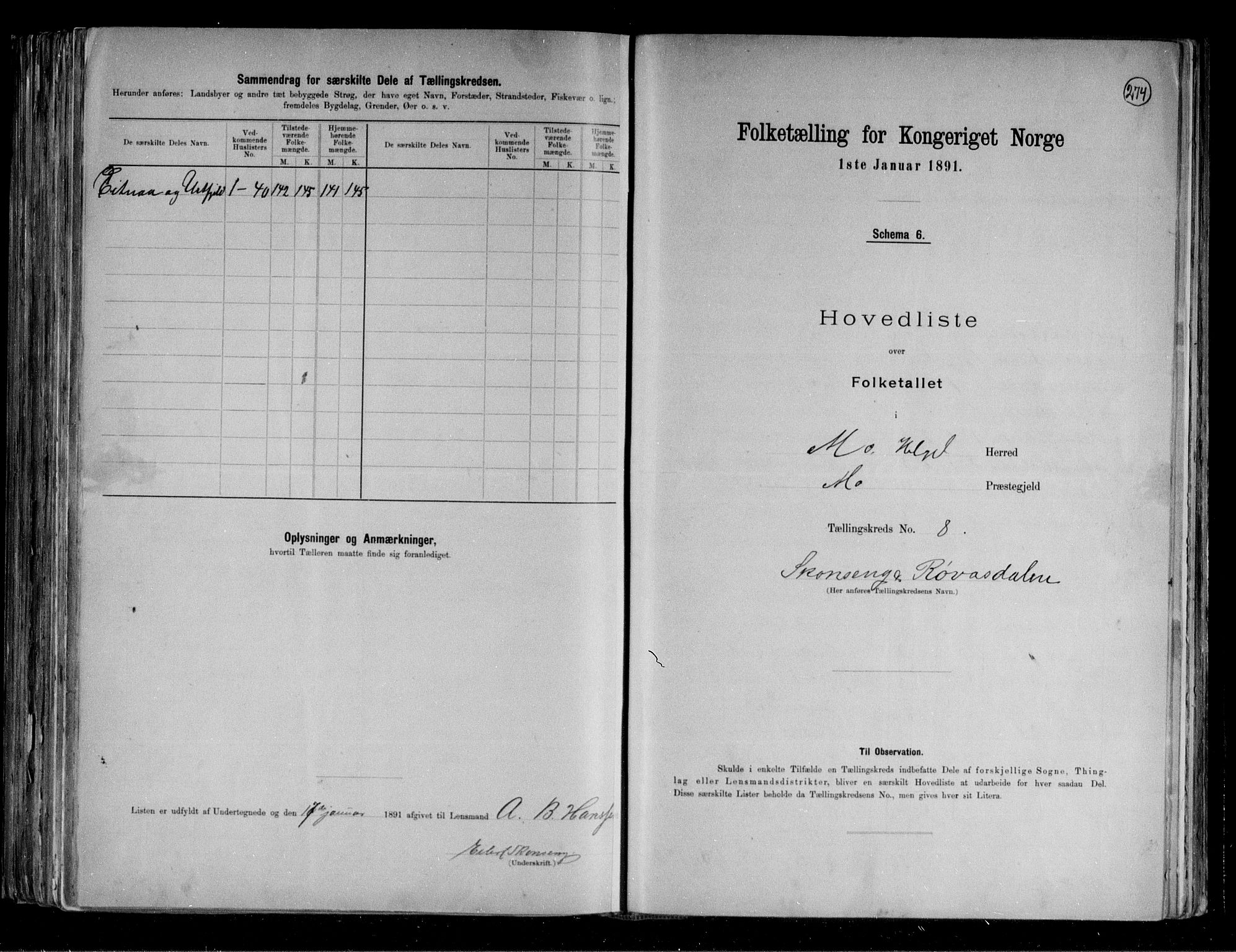 RA, 1891 census for 1833 Mo, 1891, p. 22