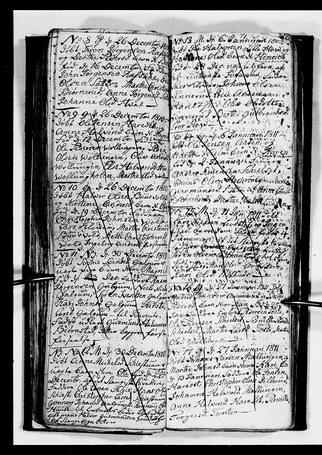 Romedal prestekontor, SAH/PREST-004/L/L0004: Parish register (copy) no. 4, 1807-1814, p. 70-71