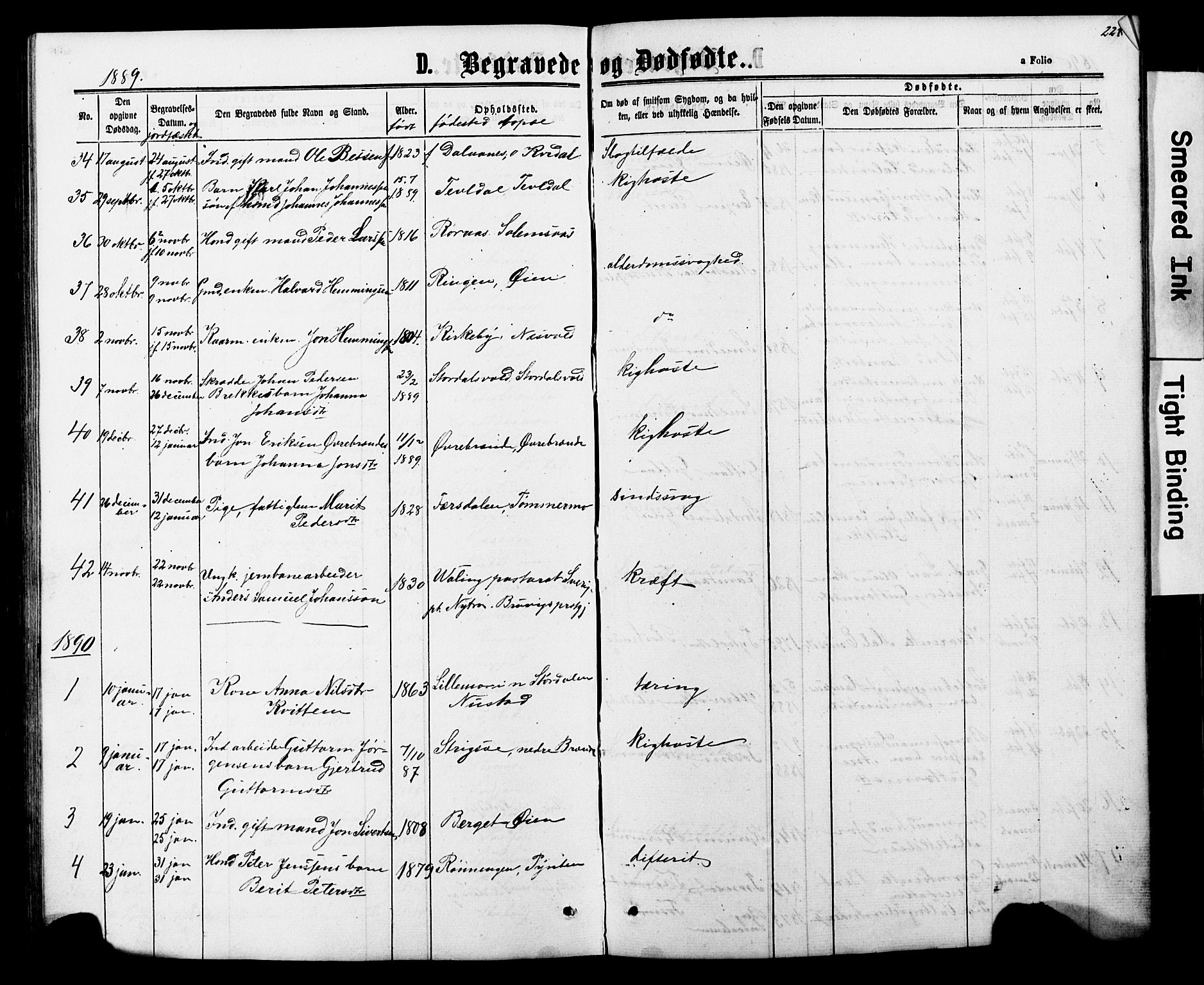 Ministerialprotokoller, klokkerbøker og fødselsregistre - Nord-Trøndelag, SAT/A-1458/706/L0049: Parish register (copy) no. 706C01, 1864-1895, p. 228