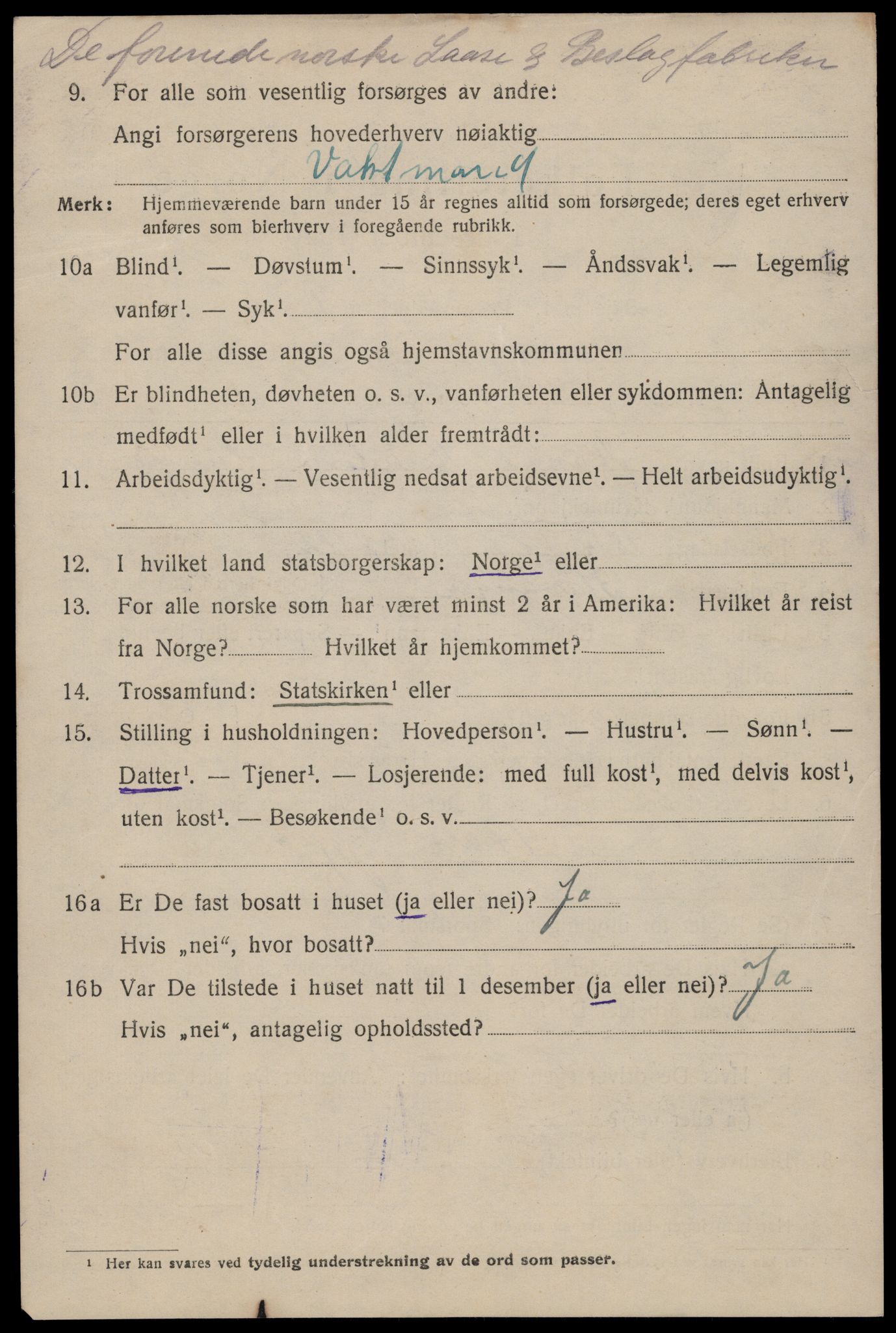 SAST, 1920 census for Stavanger, 1920, p. 106791