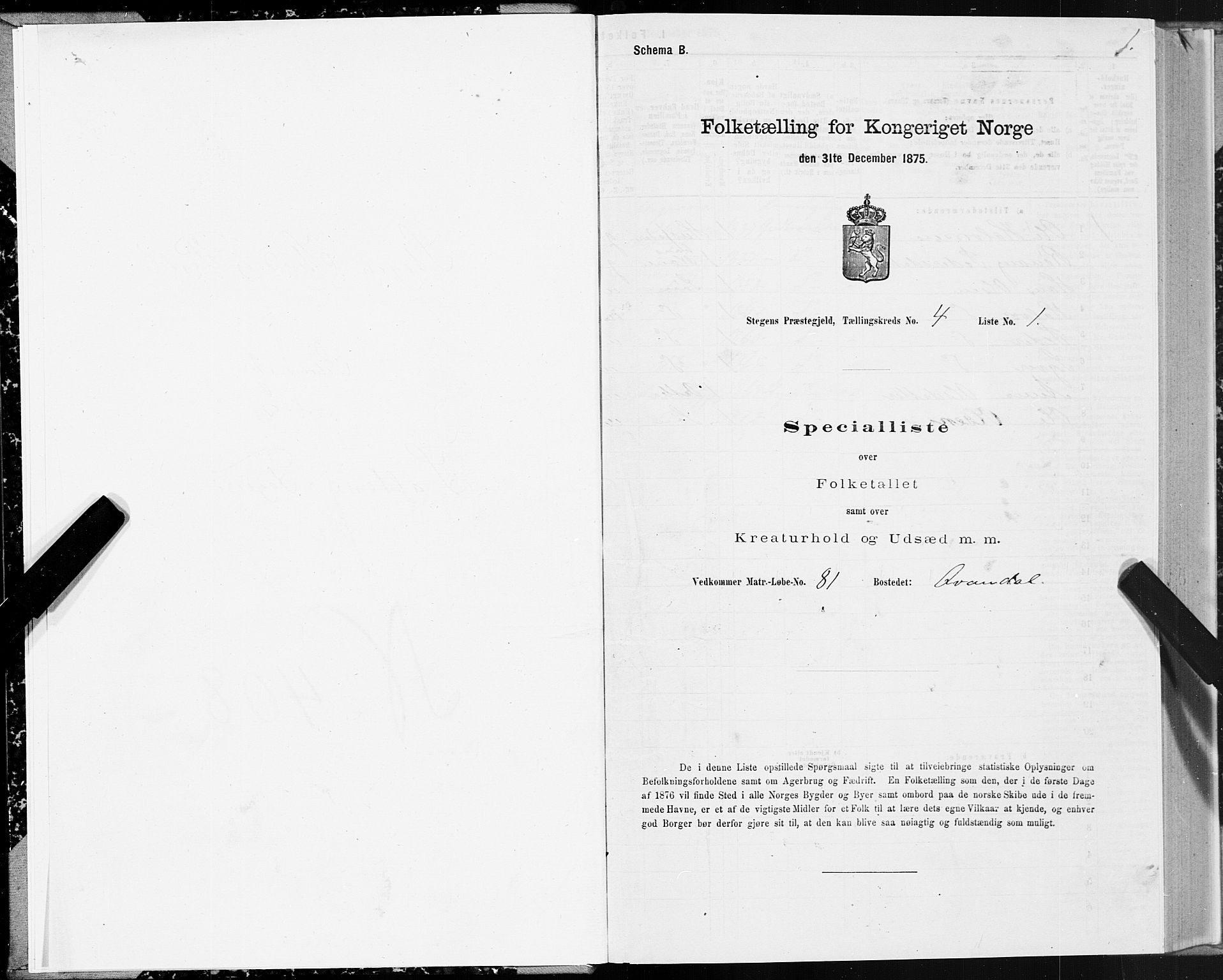 SAT, 1875 census for 1848P Steigen, 1875, p. 2001