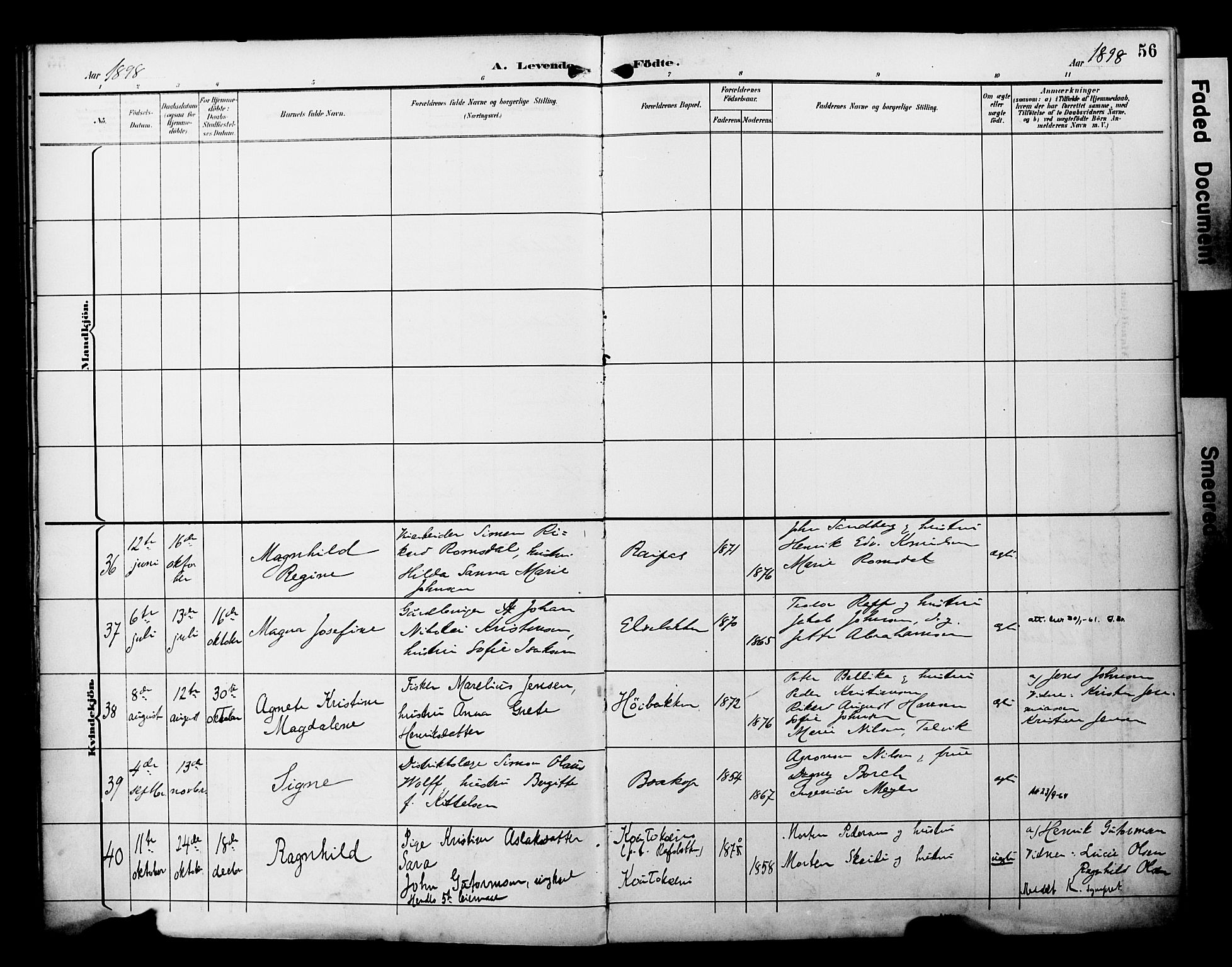 Alta sokneprestkontor, SATØ/S-1338/H/Ha/L0003.kirke: Parish register (official) no. 3, 1892-1904, p. 56