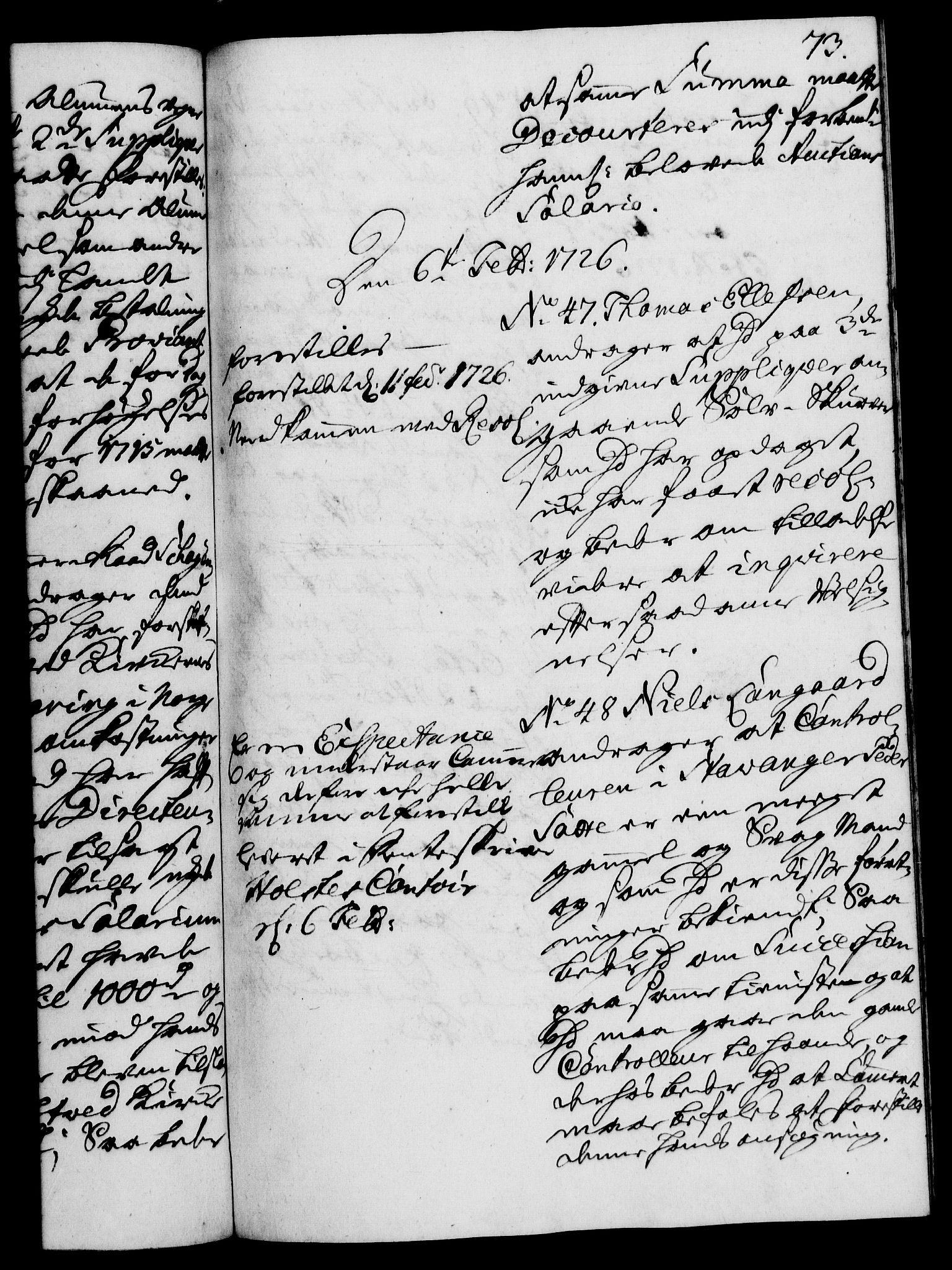 Rentekammeret, Kammerkanselliet, RA/EA-3111/G/Gh/Gha/L0008: Norsk ekstraktmemorialprotokoll (merket RK 53.53), 1725-1726, p. 73