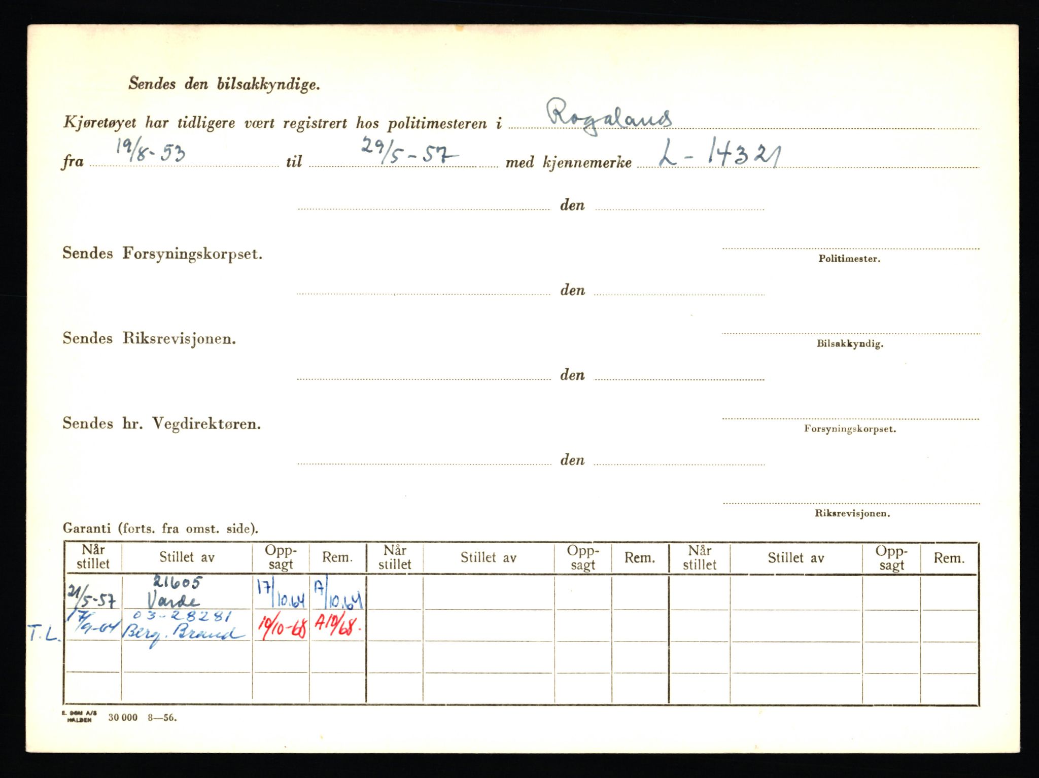 Stavanger trafikkstasjon, AV/SAST-A-101942/0/F/L0040: L-22800 - L-23999, 1930-1971, p. 36