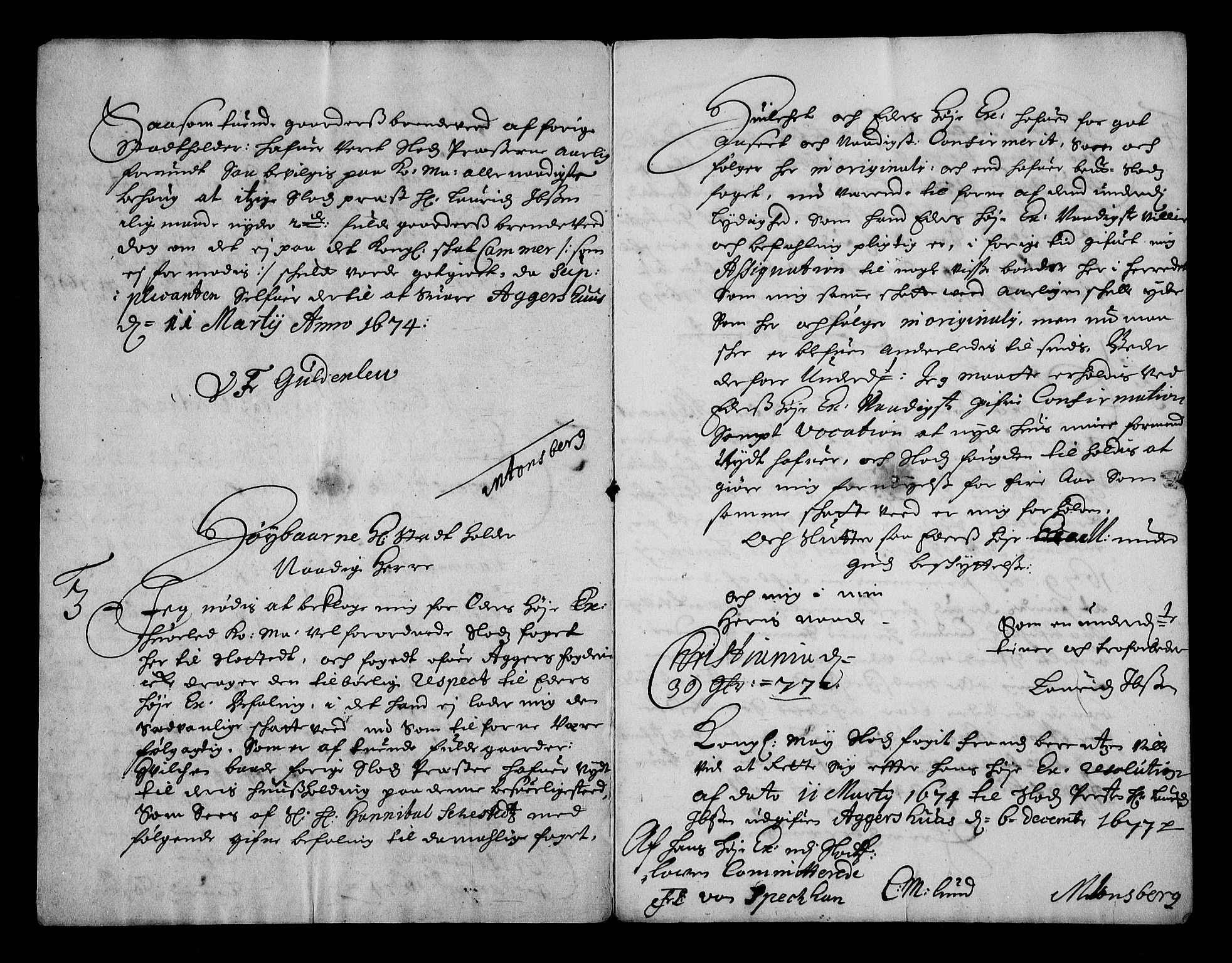 Stattholderembetet 1572-1771, RA/EA-2870/Af/L0002: Avskrifter av vedlegg til originale supplikker, nummerert i samsvar med supplikkbøkene, 1687-1689, p. 259