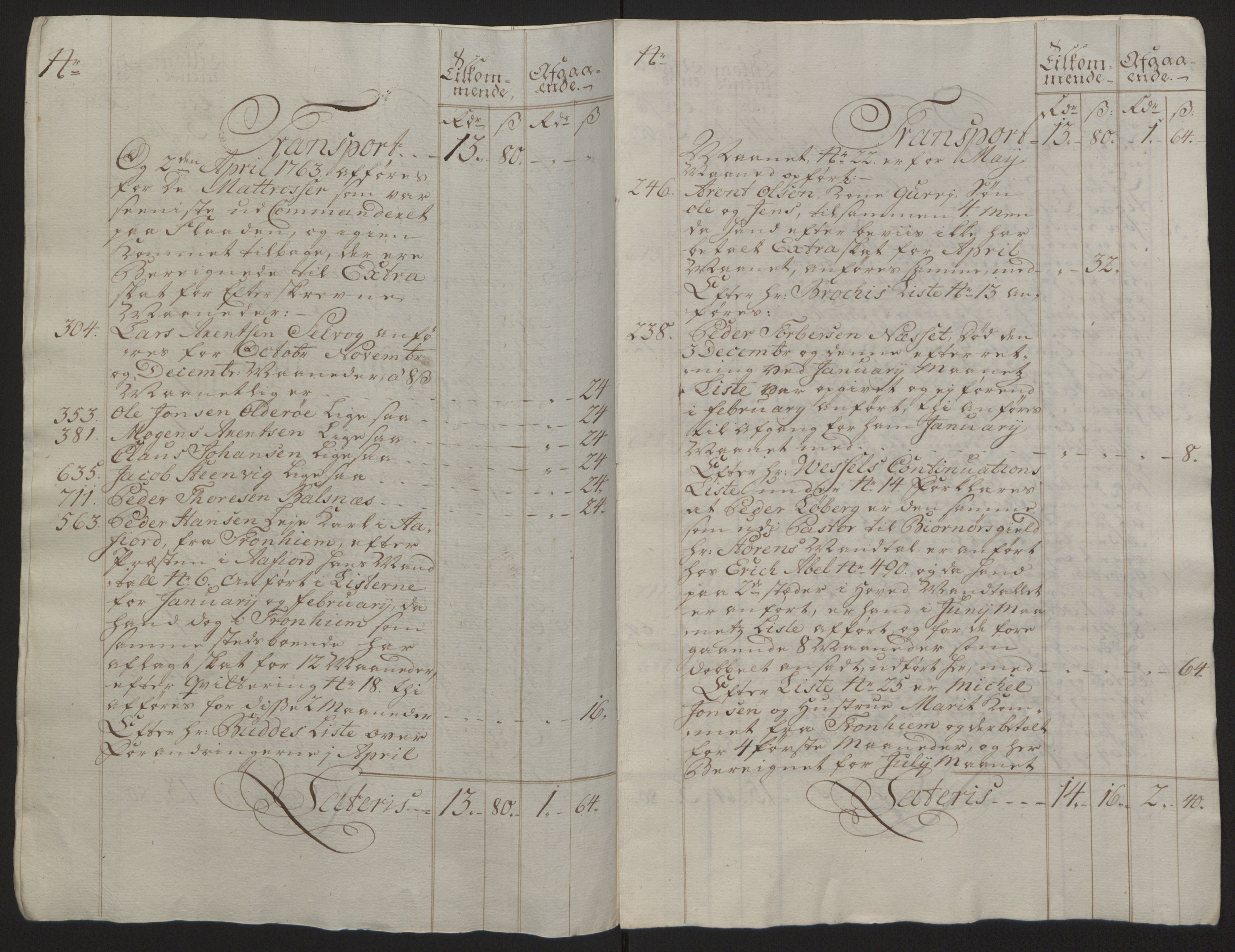 Rentekammeret inntil 1814, Reviderte regnskaper, Fogderegnskap, AV/RA-EA-4092/R57/L3930: Ekstraskatten Fosen, 1762-1763, p. 443