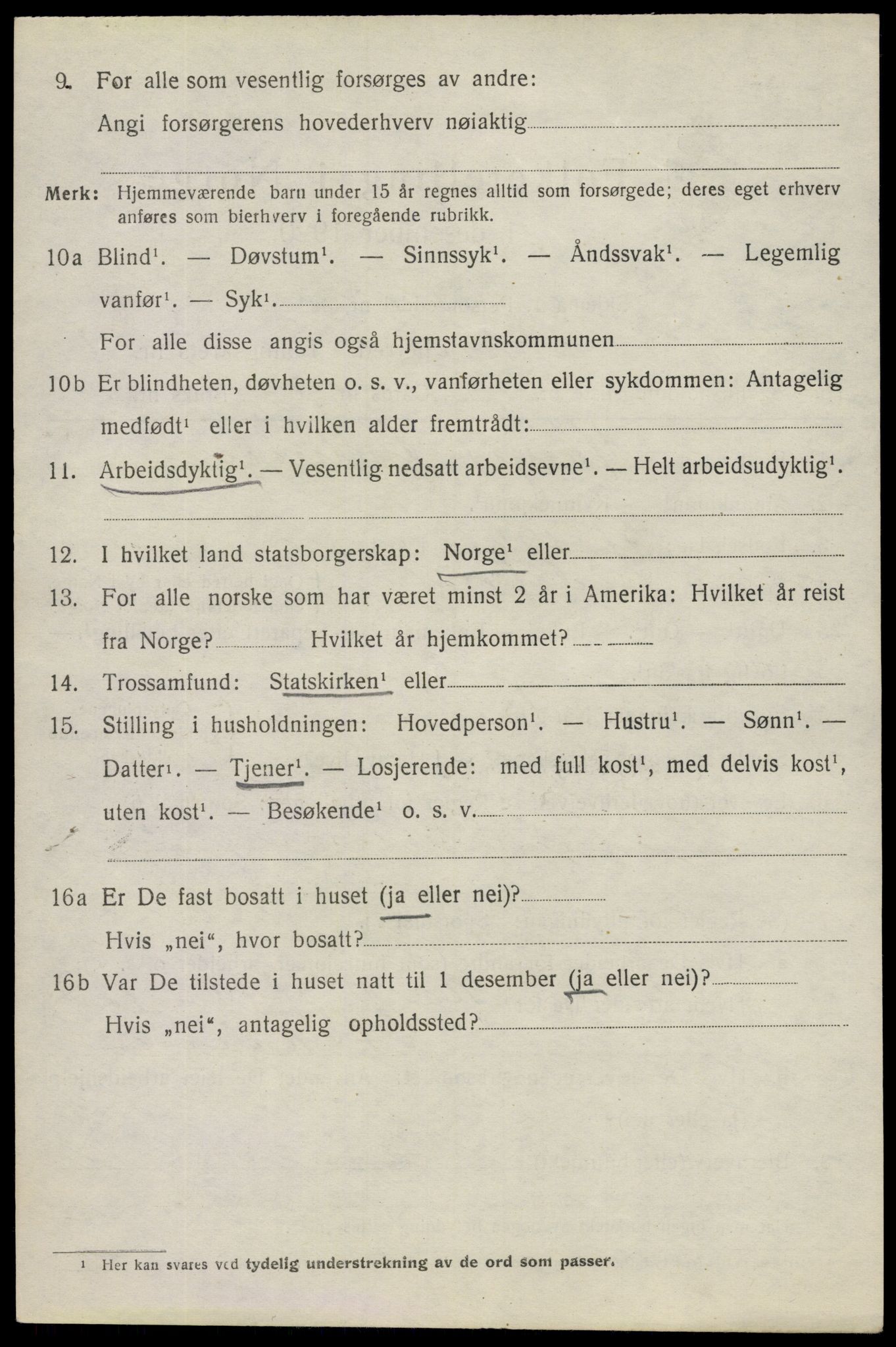 SAO, 1920 census for Askim, 1920, p. 4556