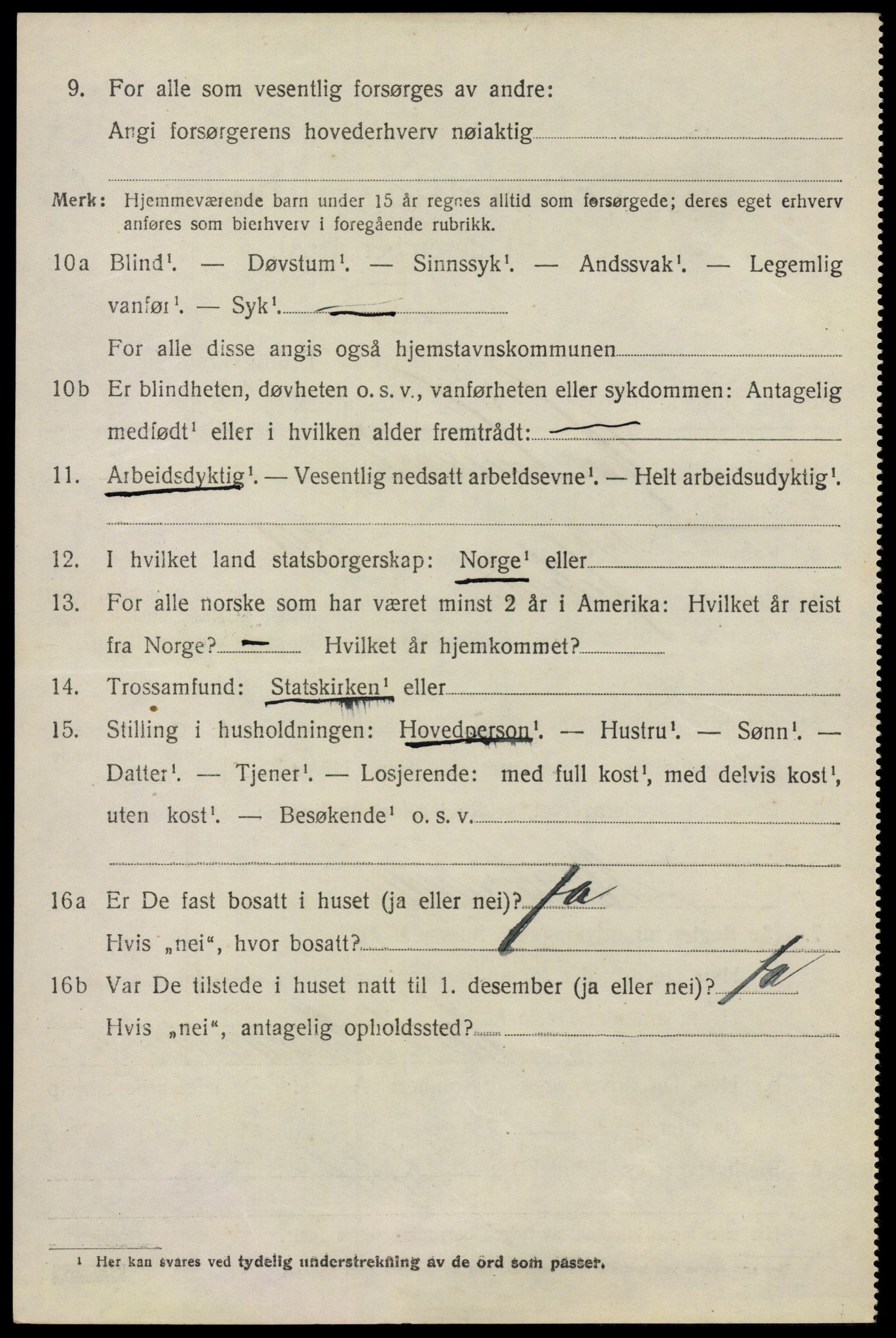 SAO, 1920 census for Bærum, 1920, p. 22845