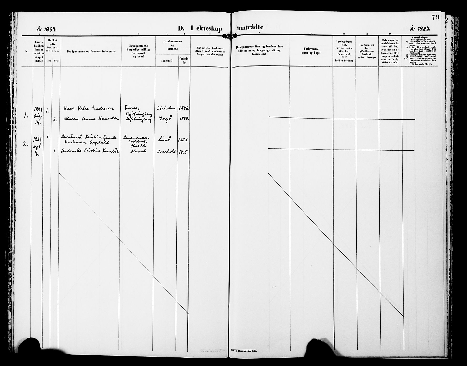 Lebesby sokneprestkontor, AV/SATØ-S-1353/H/Ha/L0005kirke: Parish register (official) no. 5, 1870-1902, p. 79