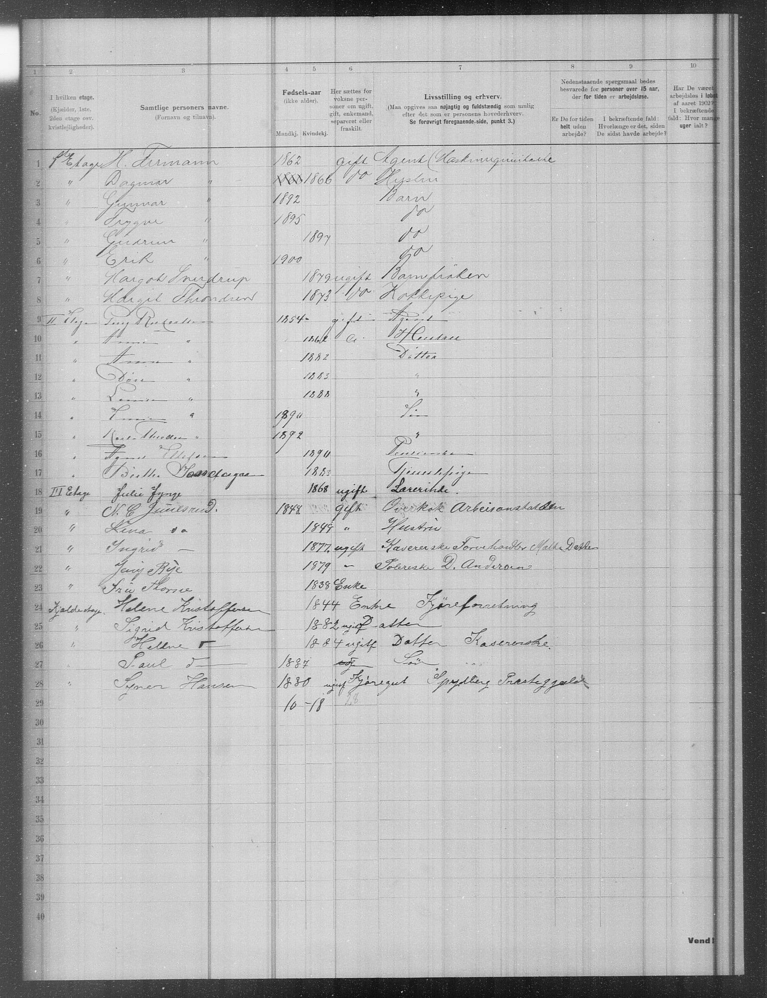 OBA, Municipal Census 1902 for Kristiania, 1902, p. 12430