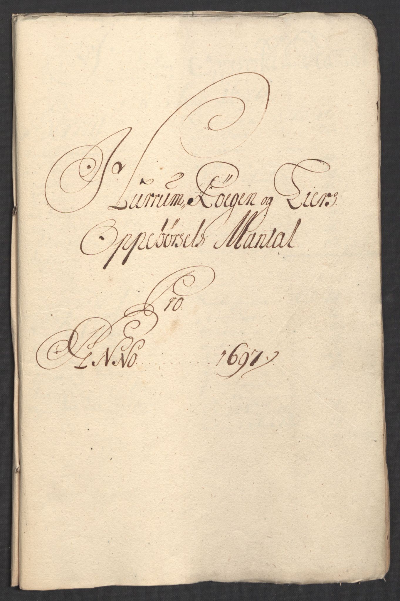 Rentekammeret inntil 1814, Reviderte regnskaper, Fogderegnskap, RA/EA-4092/R30/L1695: Fogderegnskap Hurum, Røyken, Eiker og Lier, 1697, p. 73