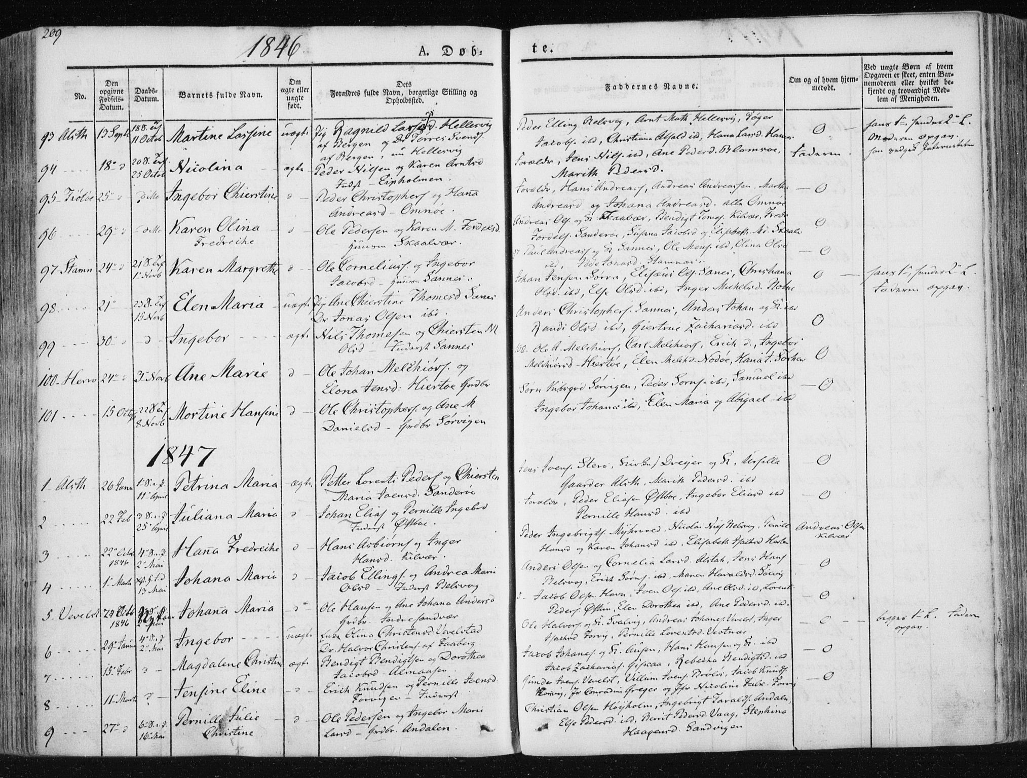 Ministerialprotokoller, klokkerbøker og fødselsregistre - Nordland, SAT/A-1459/830/L0446: Parish register (official) no. 830A10, 1831-1865, p. 209