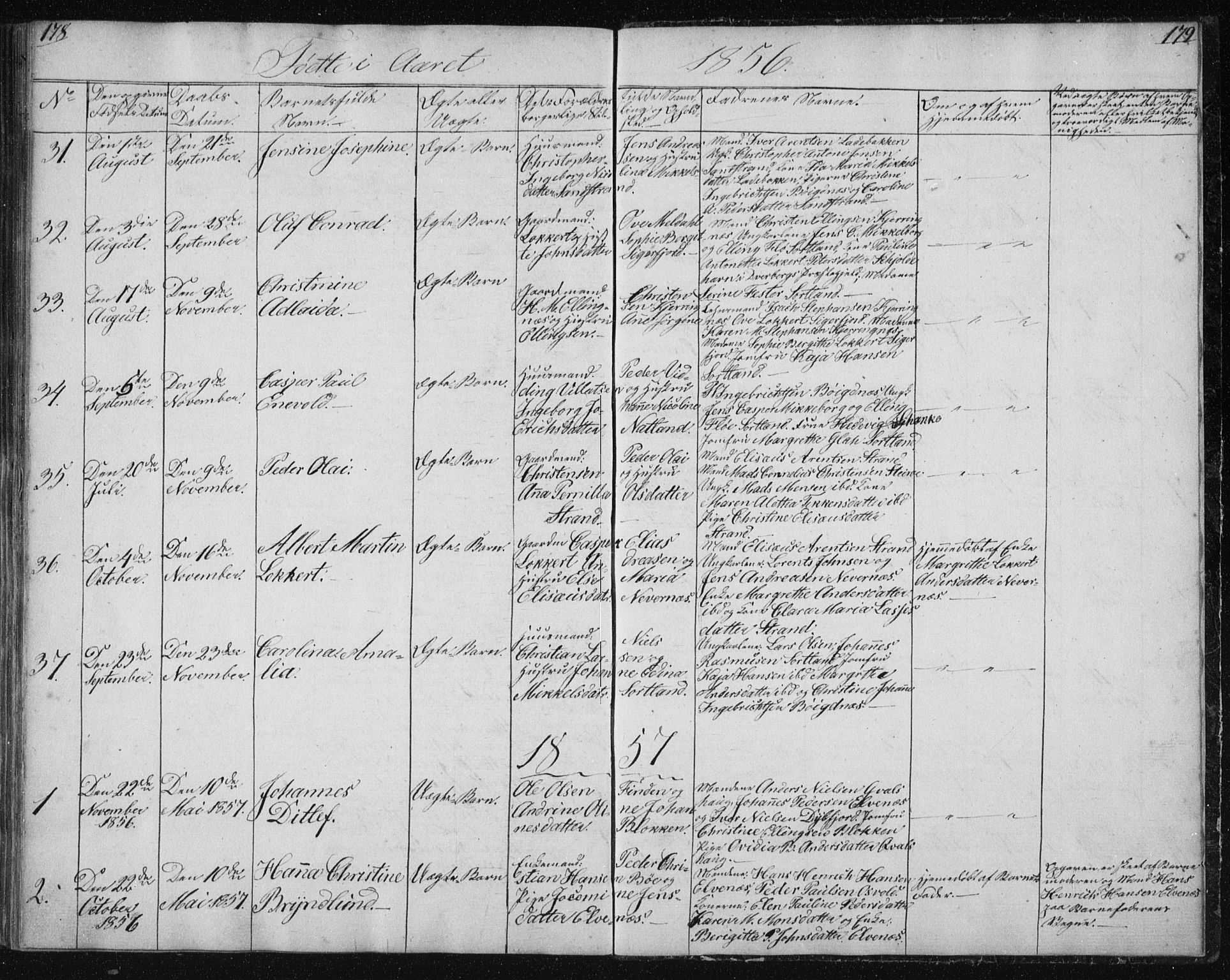 Ministerialprotokoller, klokkerbøker og fødselsregistre - Nordland, SAT/A-1459/895/L1379: Parish register (copy) no. 895C01, 1842-1858, p. 178-179