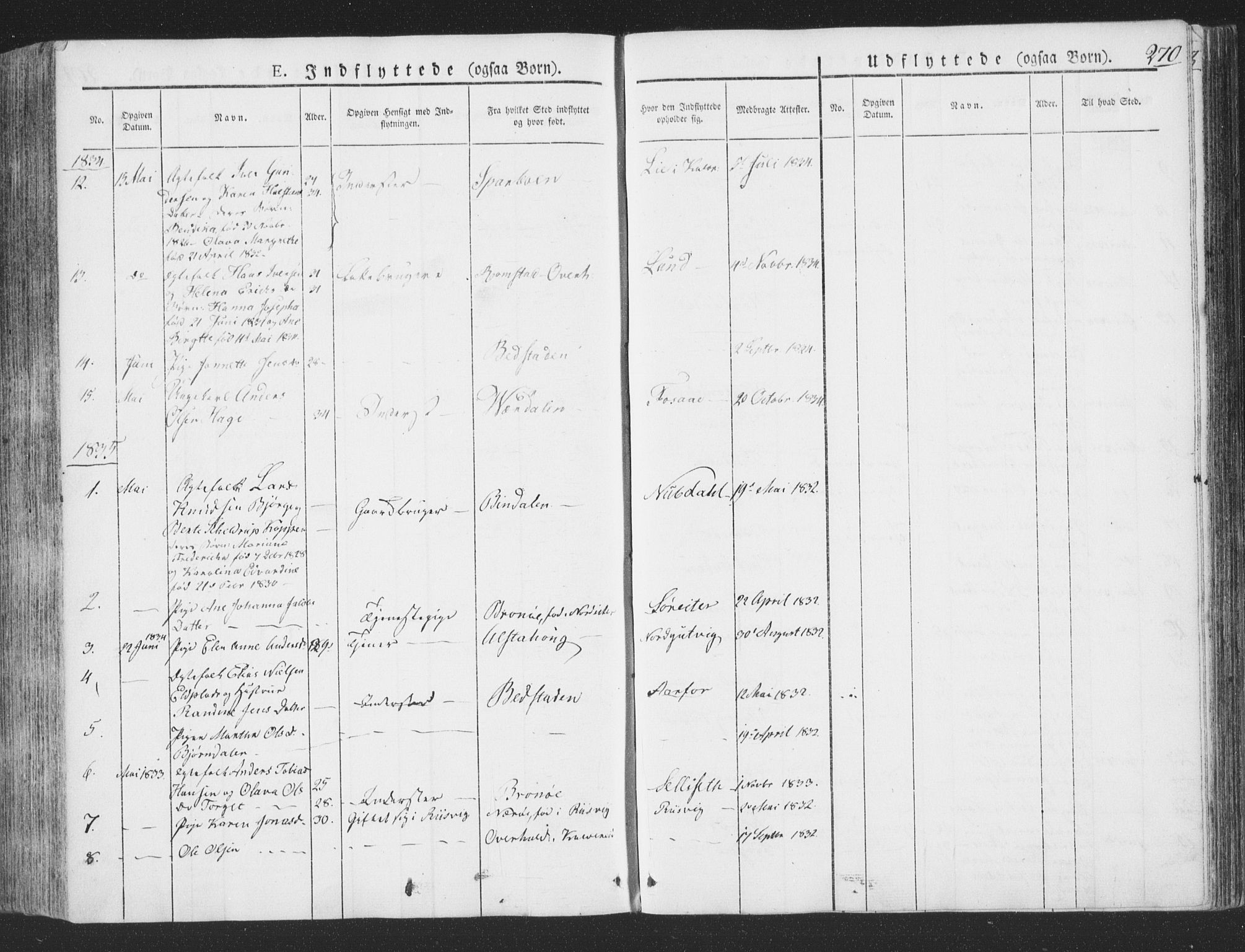 Ministerialprotokoller, klokkerbøker og fødselsregistre - Nord-Trøndelag, SAT/A-1458/780/L0639: Parish register (official) no. 780A04, 1830-1844, p. 270