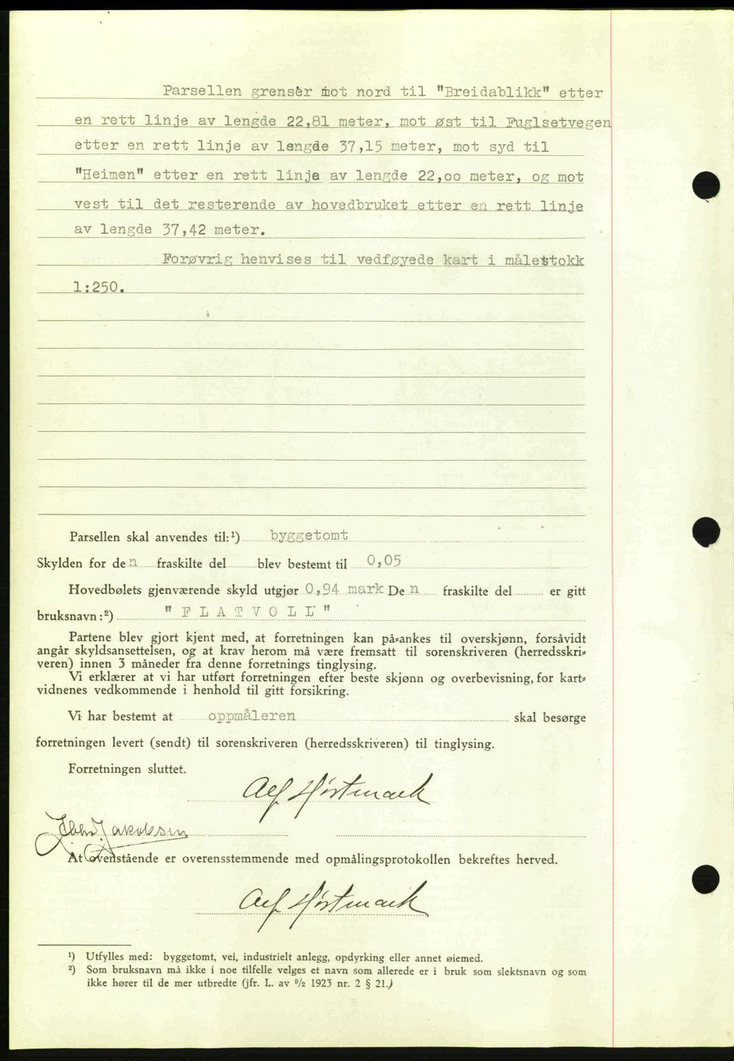 Romsdal sorenskriveri, AV/SAT-A-4149/1/2/2C: Mortgage book no. A11, 1941-1942, Diary no: : 1979/1941