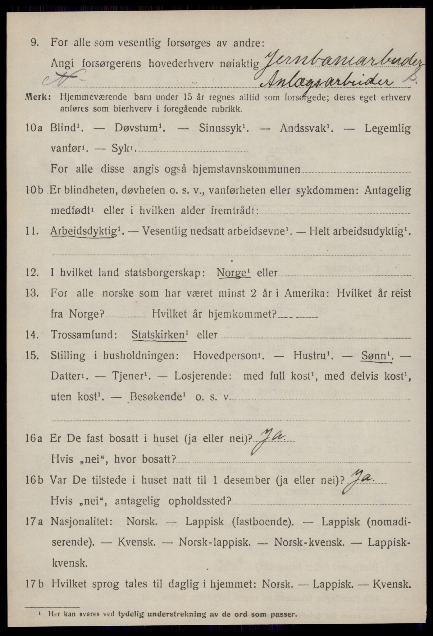 SAT, 1920 census for Røros, 1920, p. 12231