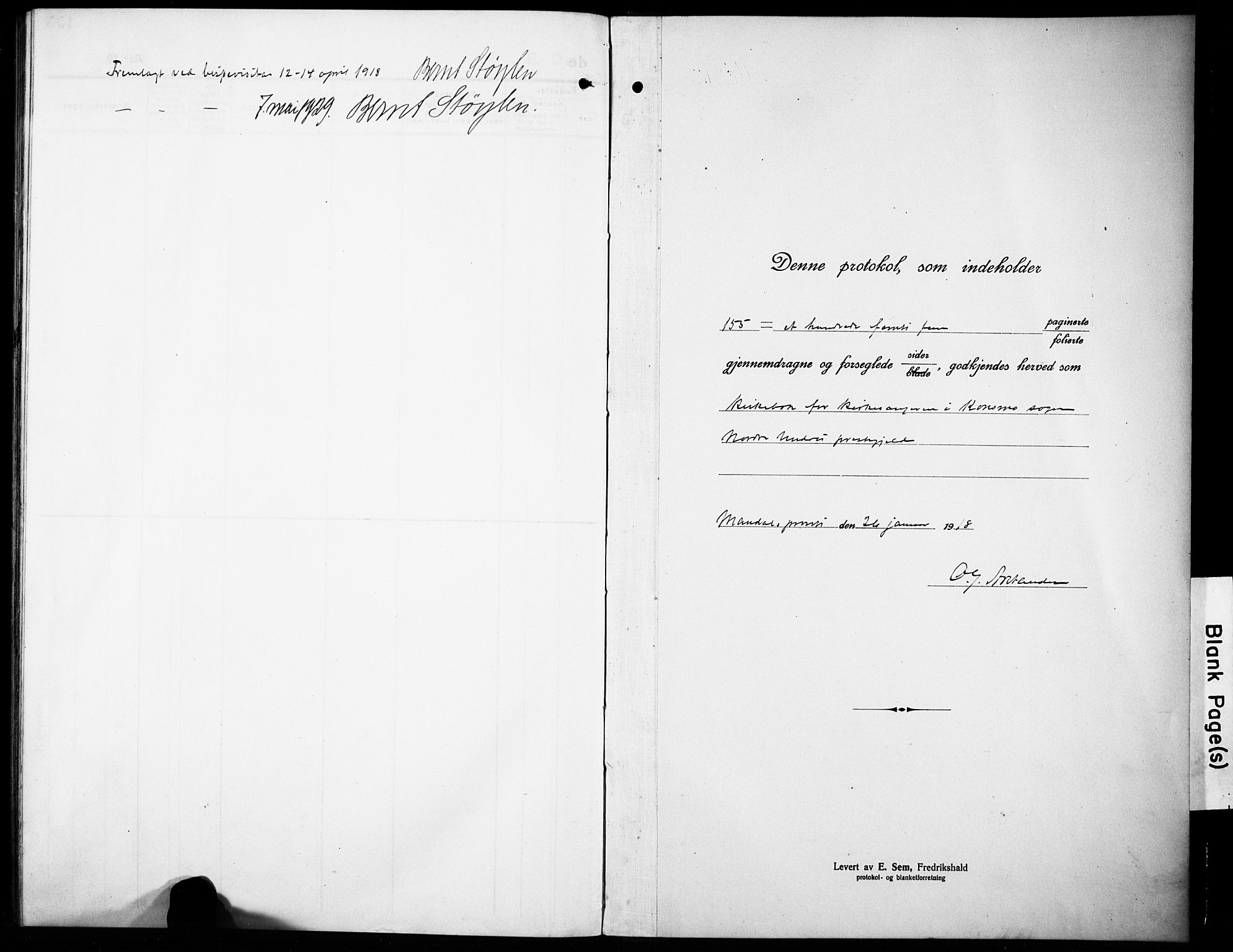 Nord-Audnedal sokneprestkontor, AV/SAK-1111-0032/F/Fb/Fba/L0005: Parish register (copy) no. B 5, 1918-1932, p. 154-155