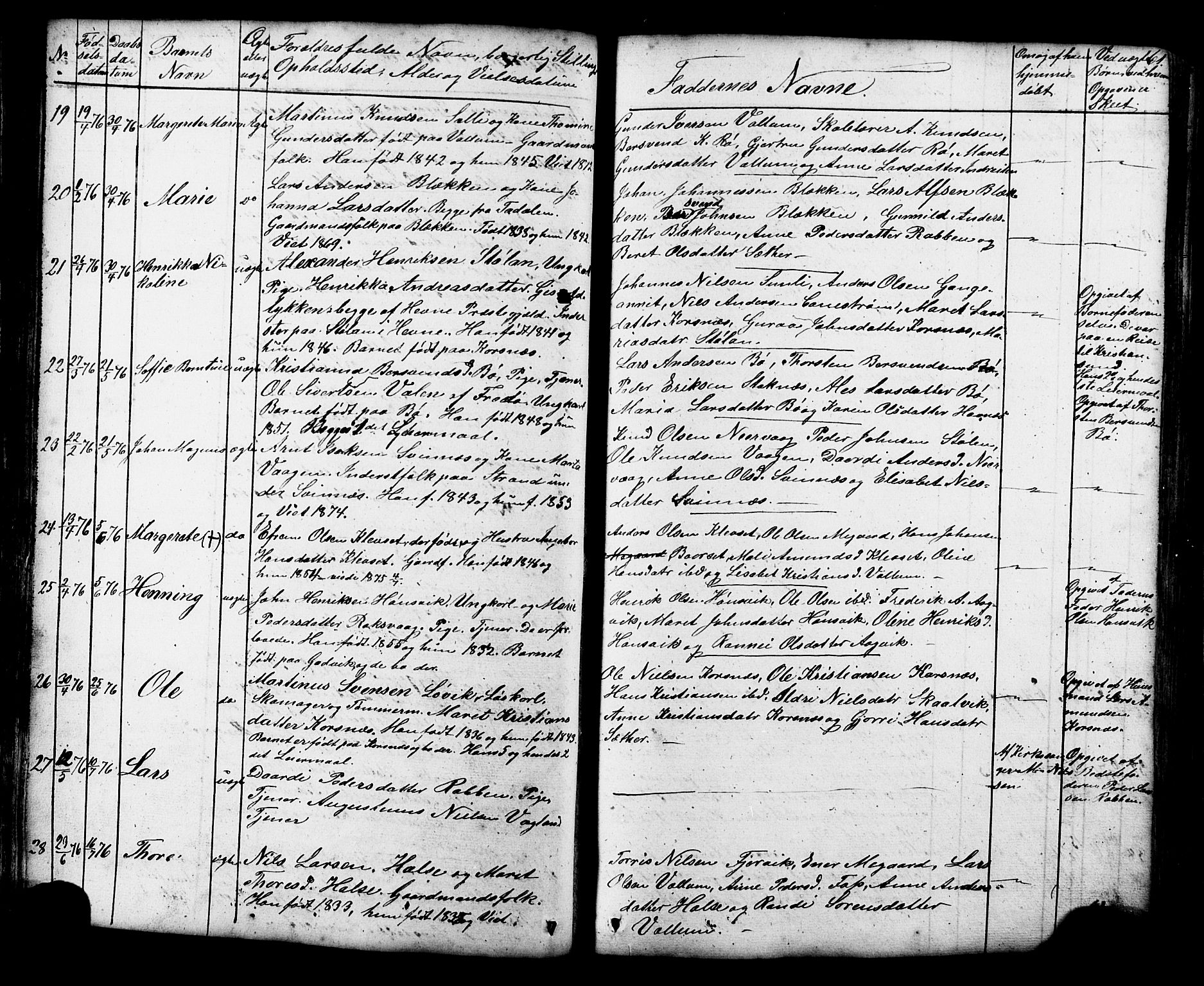 Ministerialprotokoller, klokkerbøker og fødselsregistre - Møre og Romsdal, AV/SAT-A-1454/576/L0890: Parish register (copy) no. 576C01, 1837-1908, p. 61