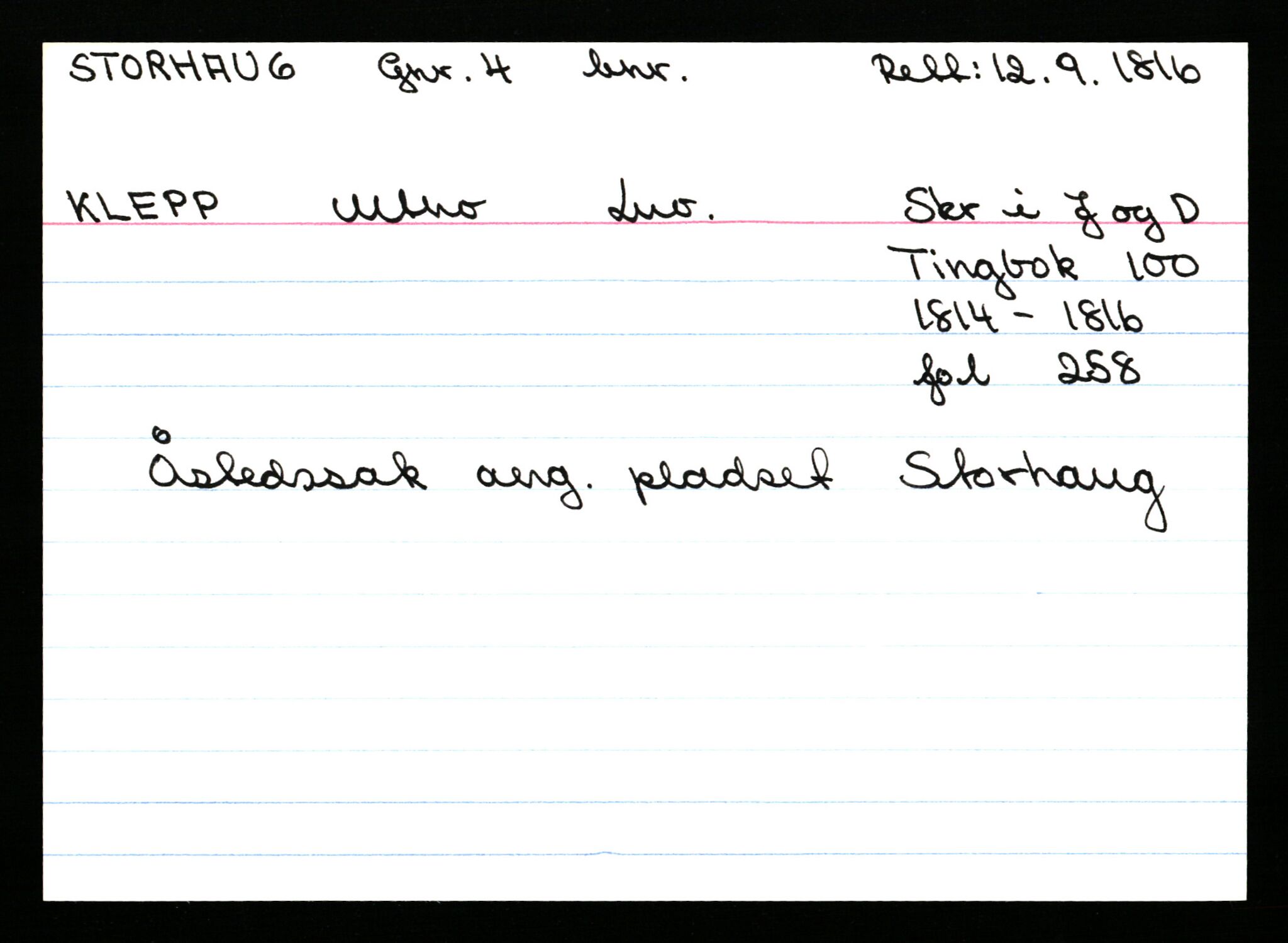 Statsarkivet i Stavanger, AV/SAST-A-101971/03/Y/Ym/L0056: Åstedskort sortert etter gårdsnavn: Stokkeland - Sund, 1600-1950, p. 229