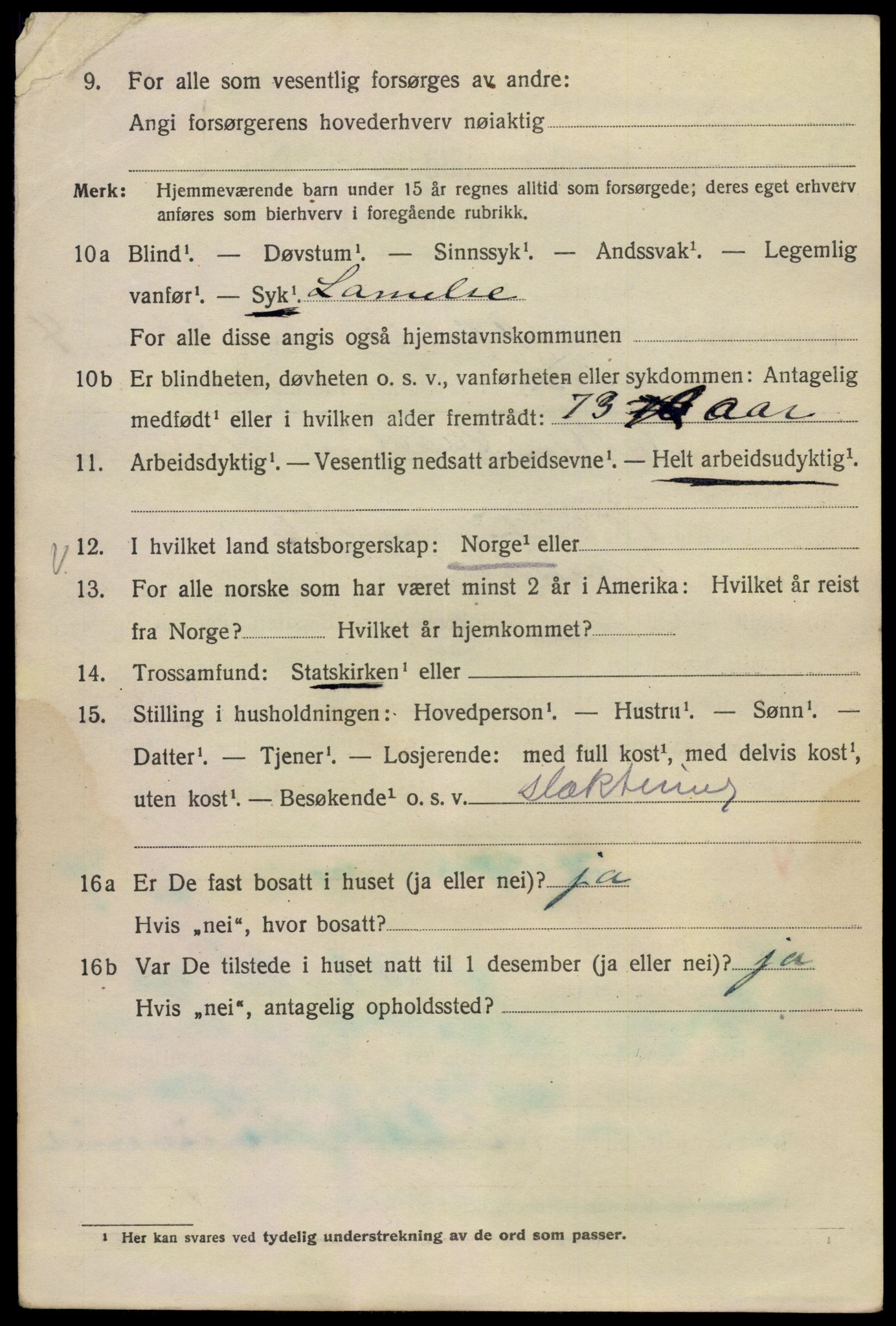 SAO, 1920 census for Kristiania, 1920, p. 400224