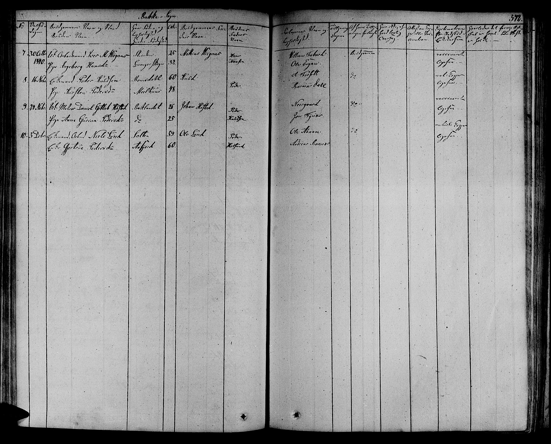 Ministerialprotokoller, klokkerbøker og fødselsregistre - Sør-Trøndelag, SAT/A-1456/606/L0287: Parish register (official) no. 606A04 /2, 1826-1840, p. 372