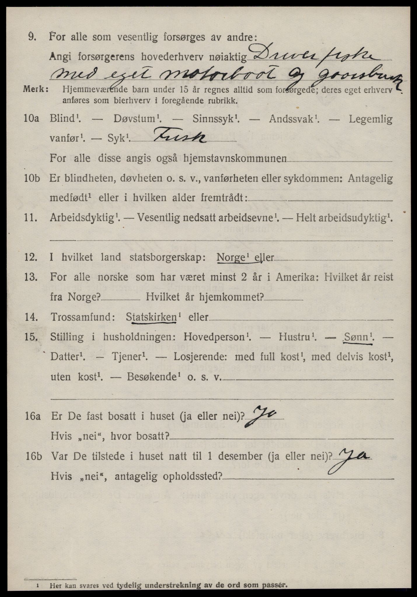 SAT, 1920 census for Herøy (MR), 1920, p. 3616