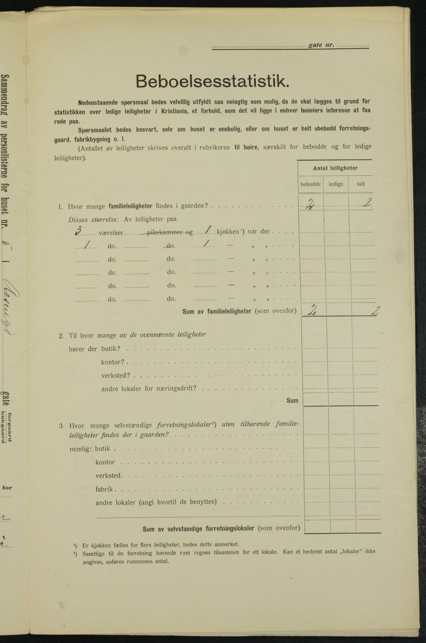 OBA, Municipal Census 1912 for Kristiania, 1912, p. 131077