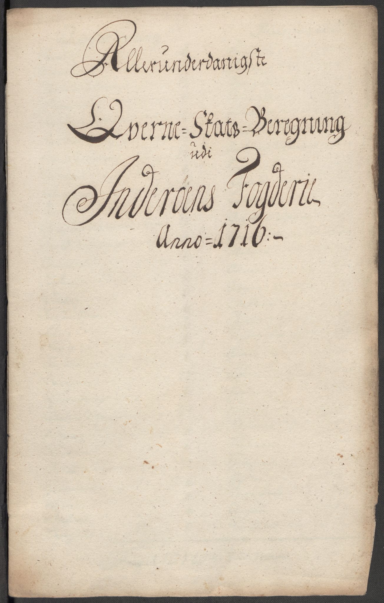 Rentekammeret inntil 1814, Reviderte regnskaper, Fogderegnskap, RA/EA-4092/R63/L4324: Fogderegnskap Inderøy, 1716, p. 131